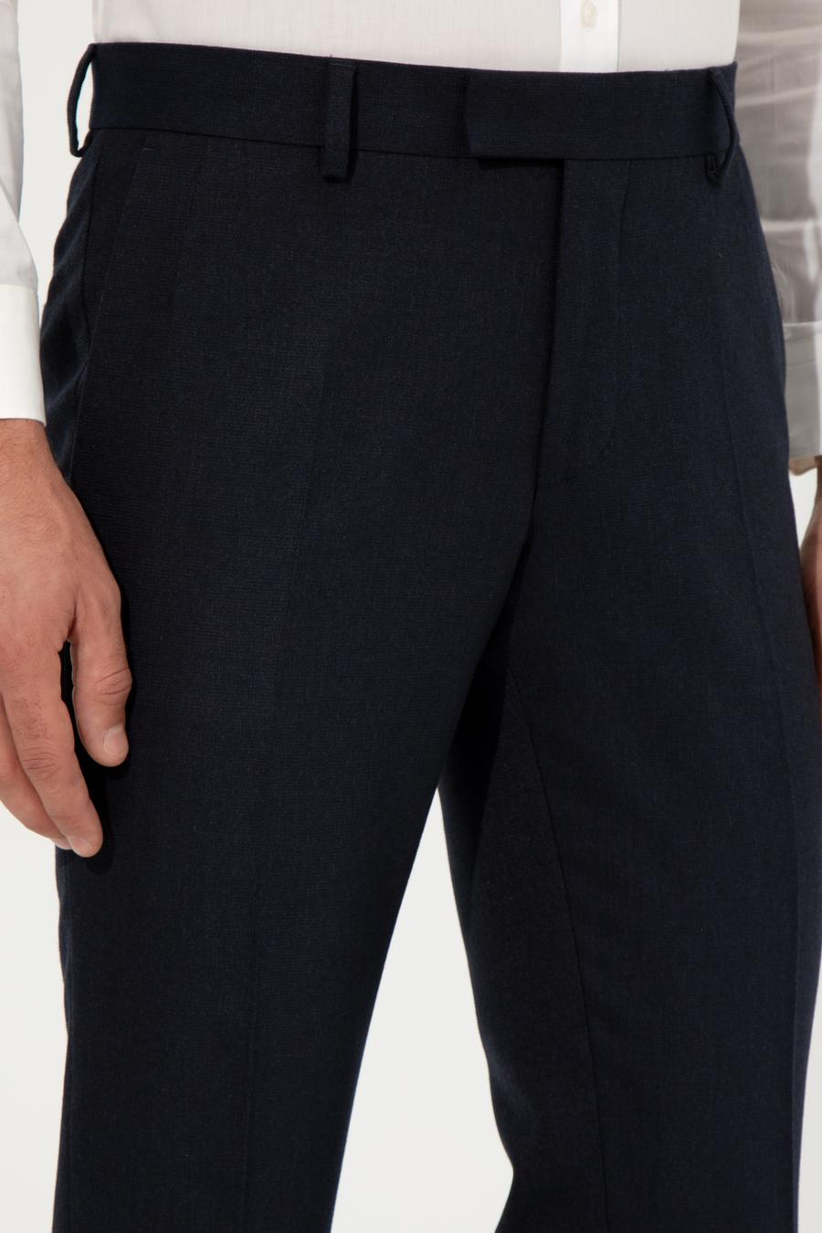 Lacivert Slim Fit Kumaş Pantolon - 50258513013