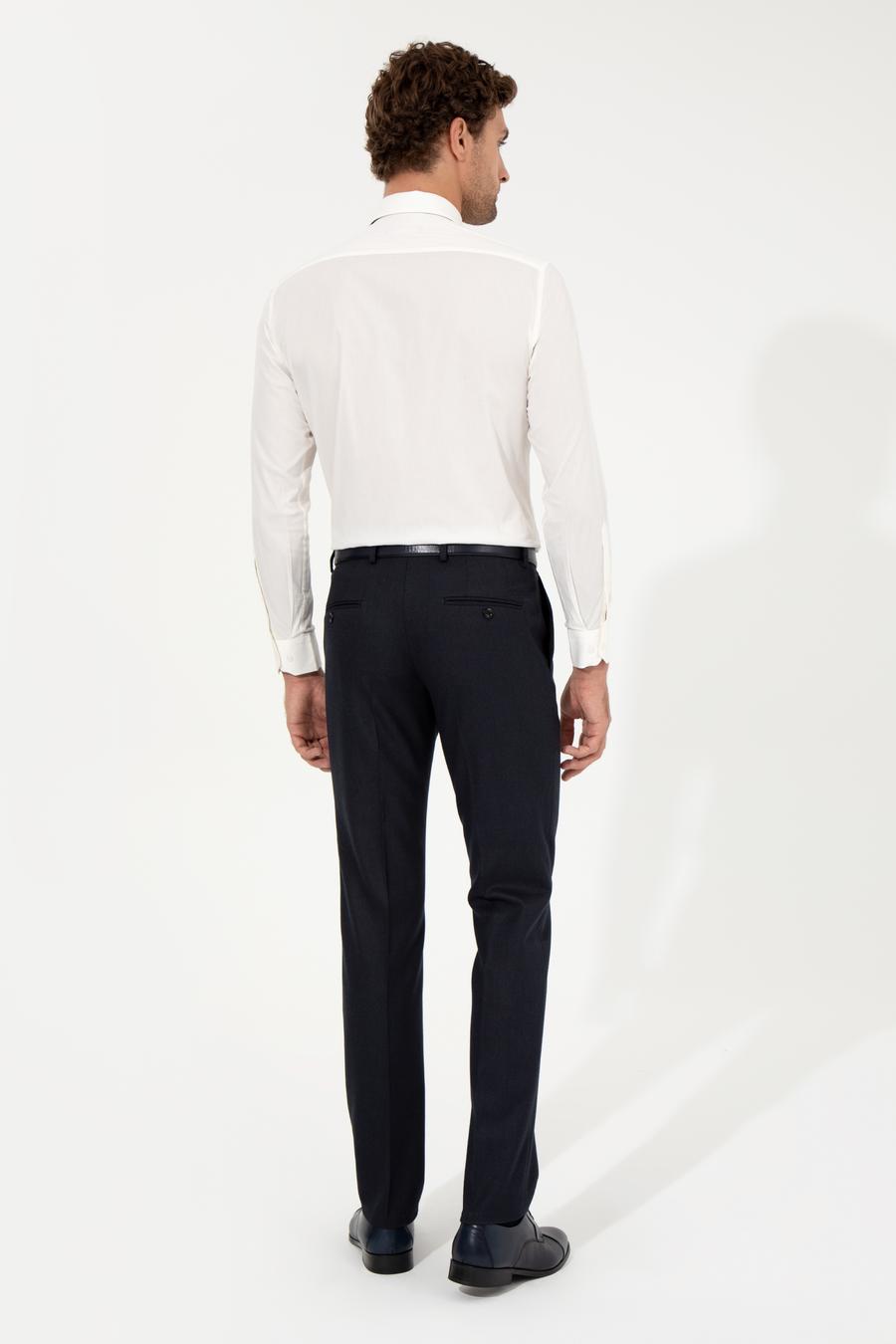 Lacivert Slim Fit Kumaş Pantolon - 50258513013