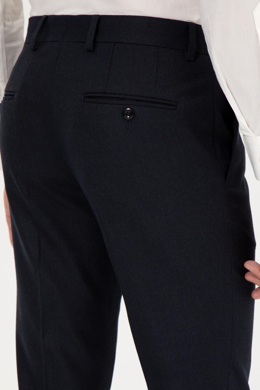Lacivert Slim Fit Kumaş Pantolon - 50258513013