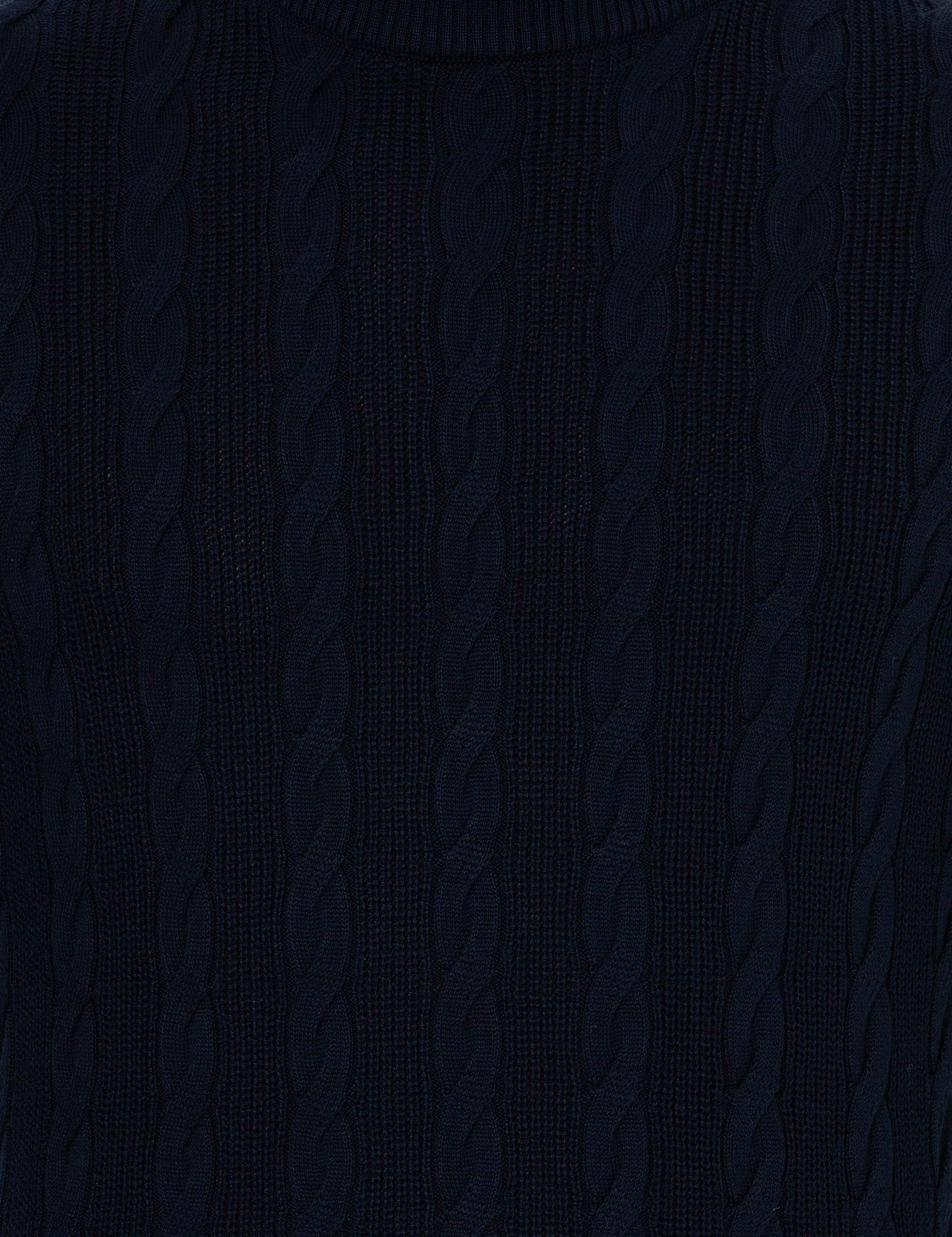 Lacivert Slim Fit Yarım Balıkçı Triko Kazak - 50260300043