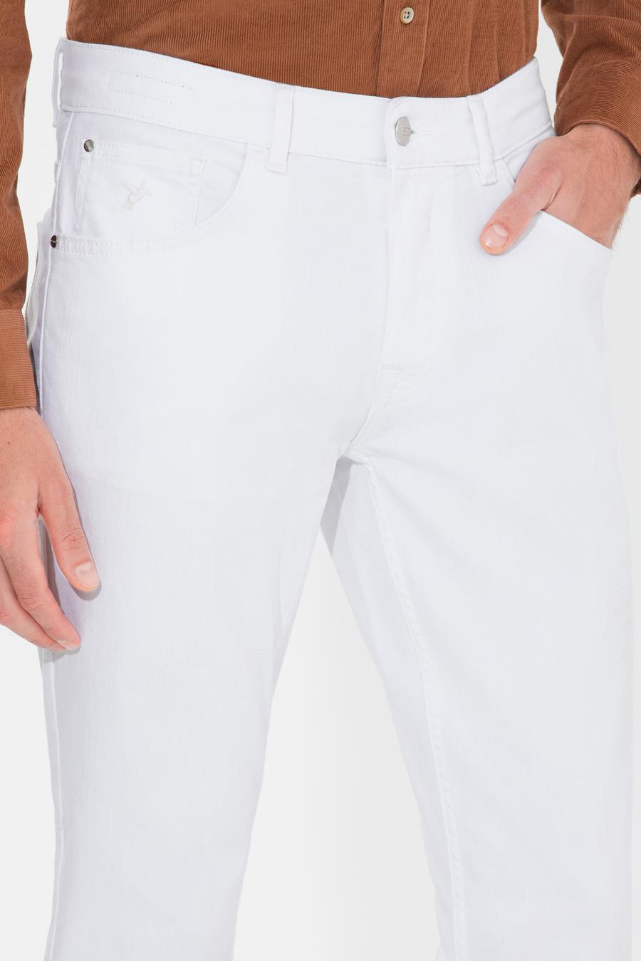 Beyaz Slim Fit Jean Pantolon - 50272129027