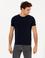 Lacivert Bisiklet Yaka Slim Fit Basic T-Shirt