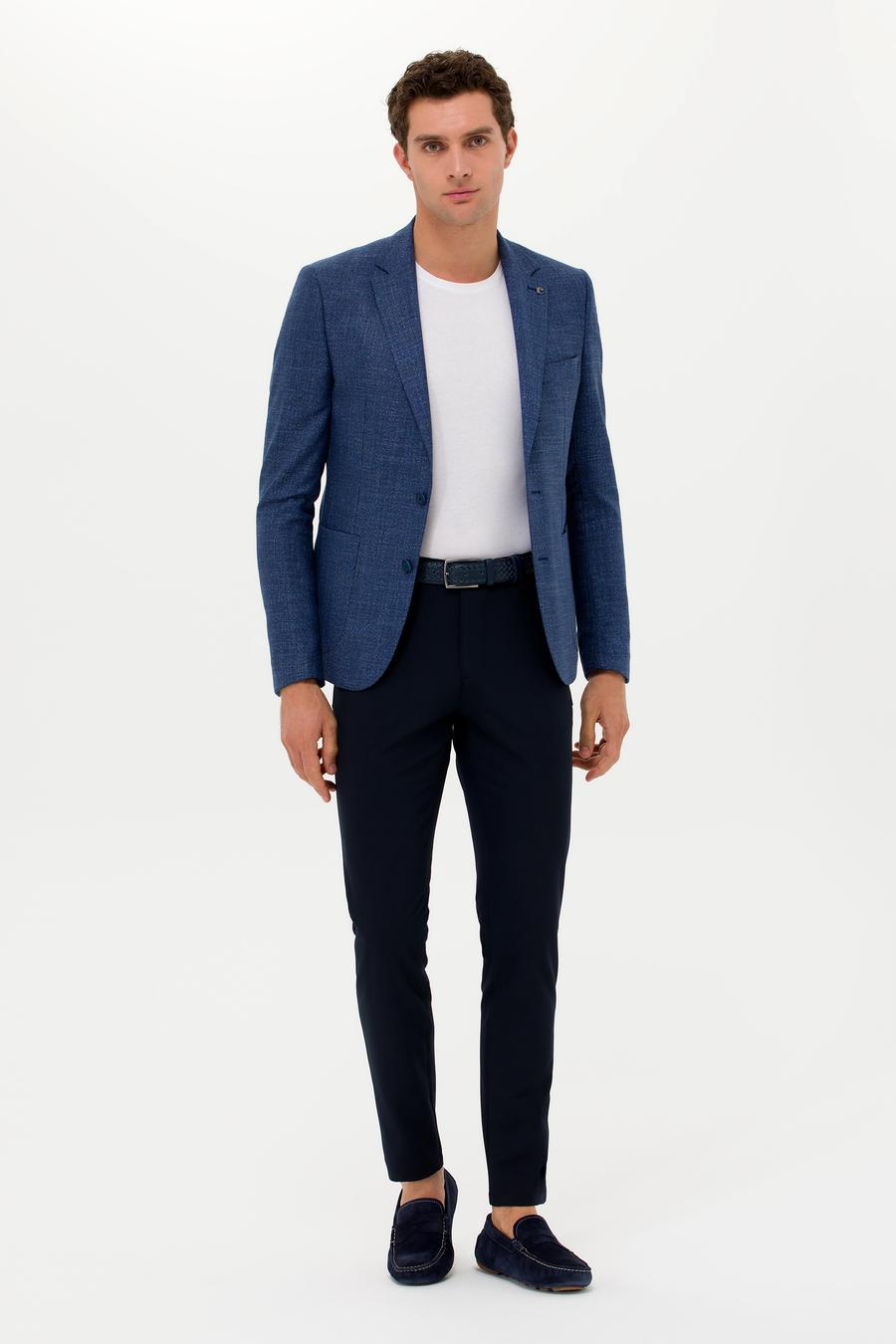 Lacivert Slim Fit Ceket - 50264774071