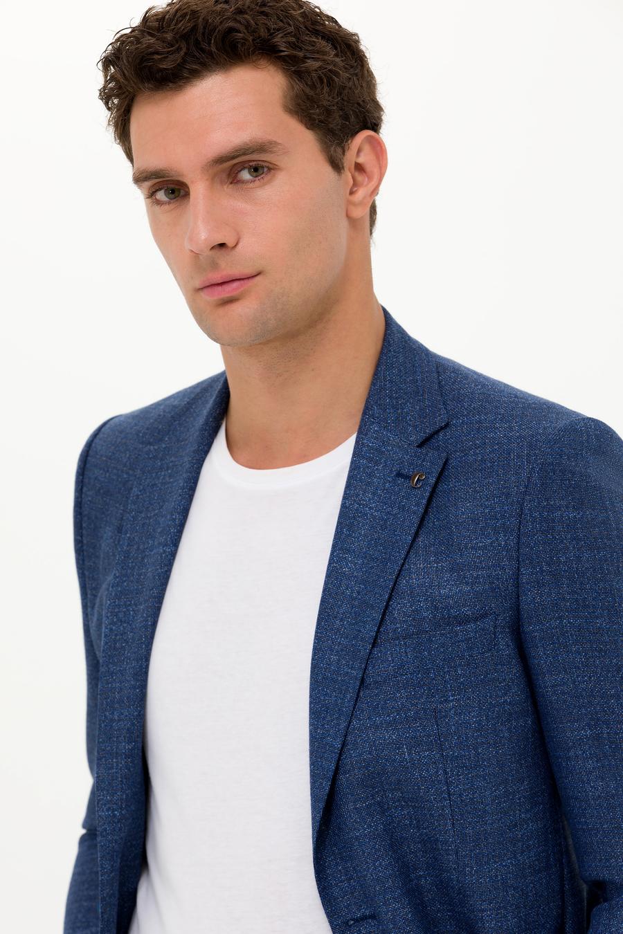 Lacivert Slim Fit Ceket - 50264774071