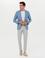Açık Gri Slim Fit Kanvas Pantolon