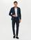 Lacivert Slim Fit Kanvas Pantolon
