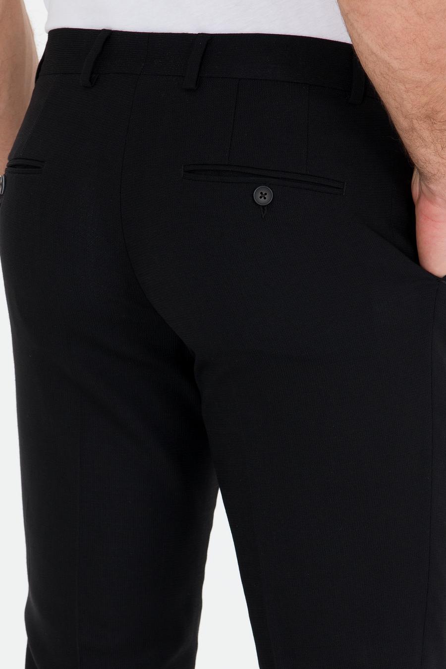 Siyah Slim Fit Kumaş Pantolon - 50267707017