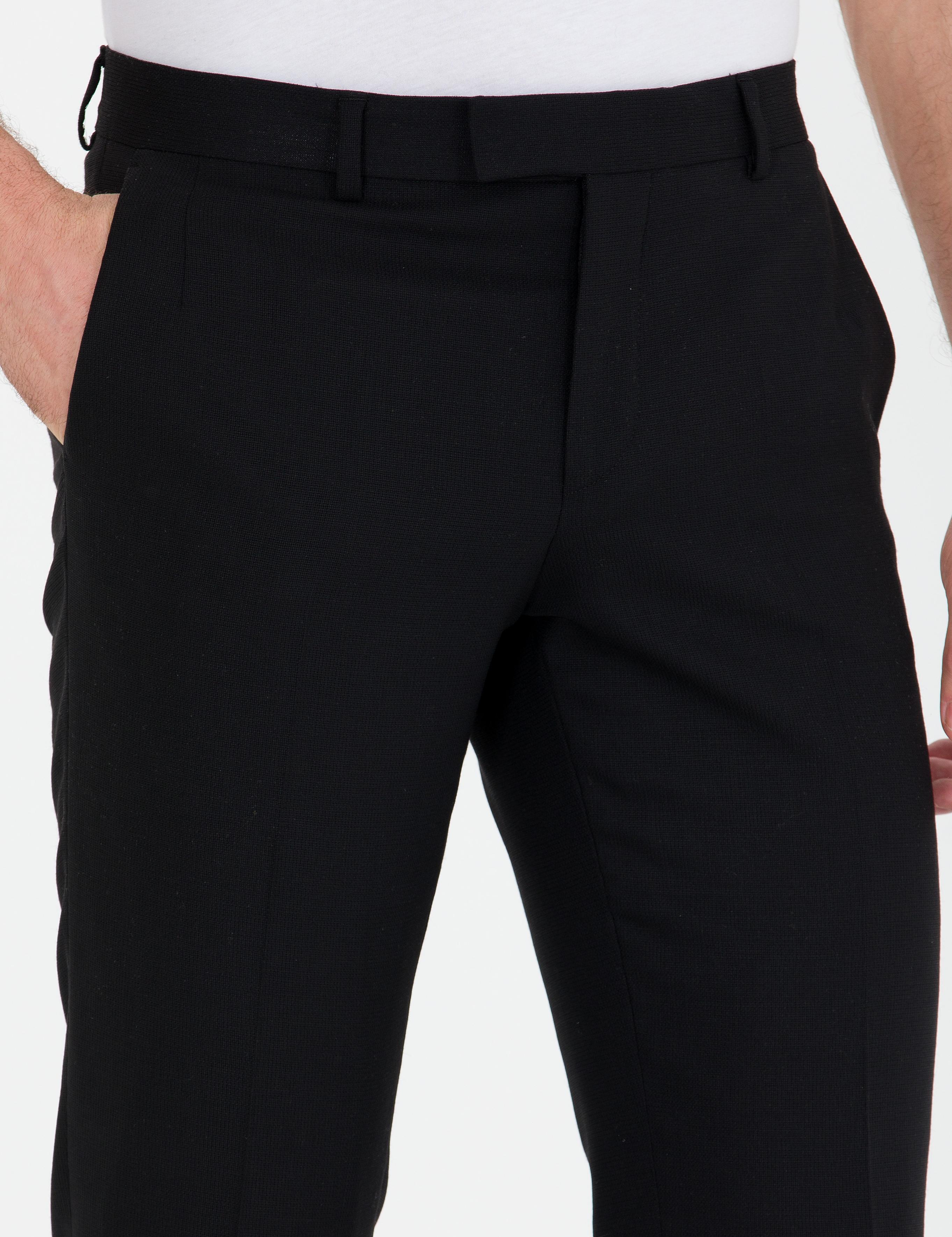 Siyah Slim Fit Kumaş Pantolon - 50267707017