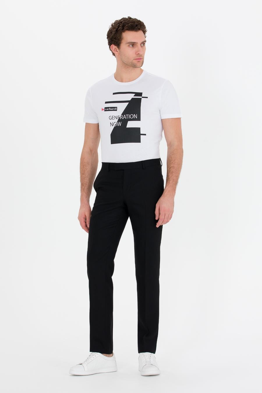 Siyah Slim Fit Kumaş Pantolon - 50267707017