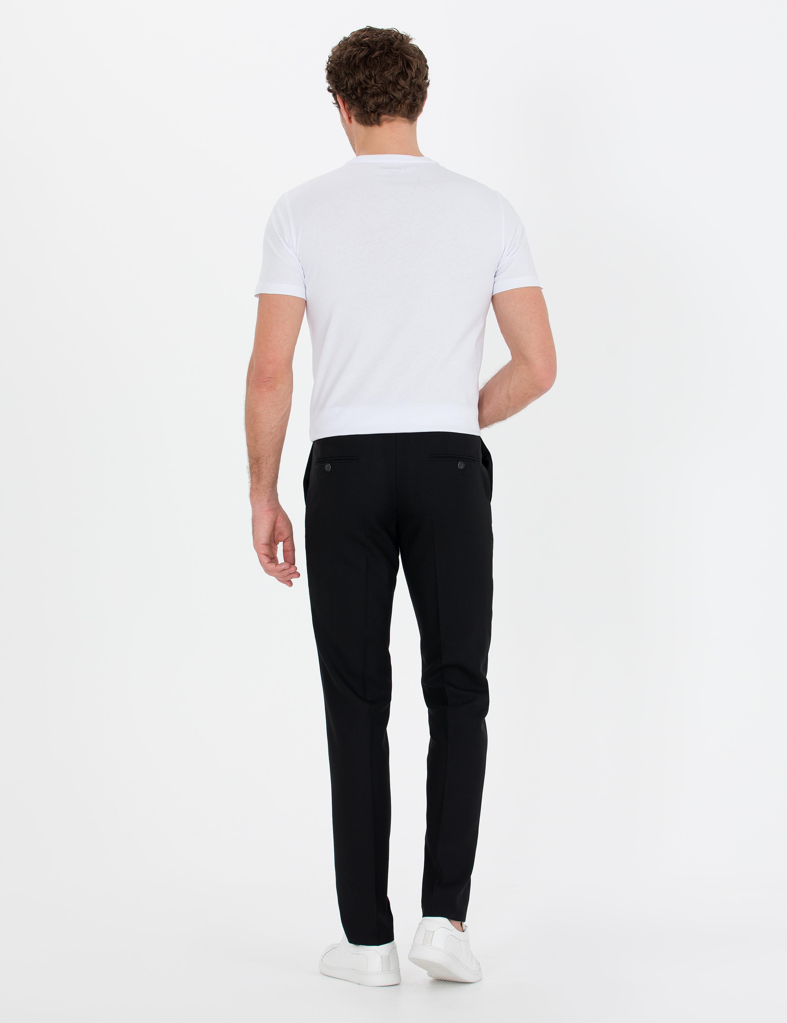 Siyah Slim Fit Kumaş Pantolon - 50267707017