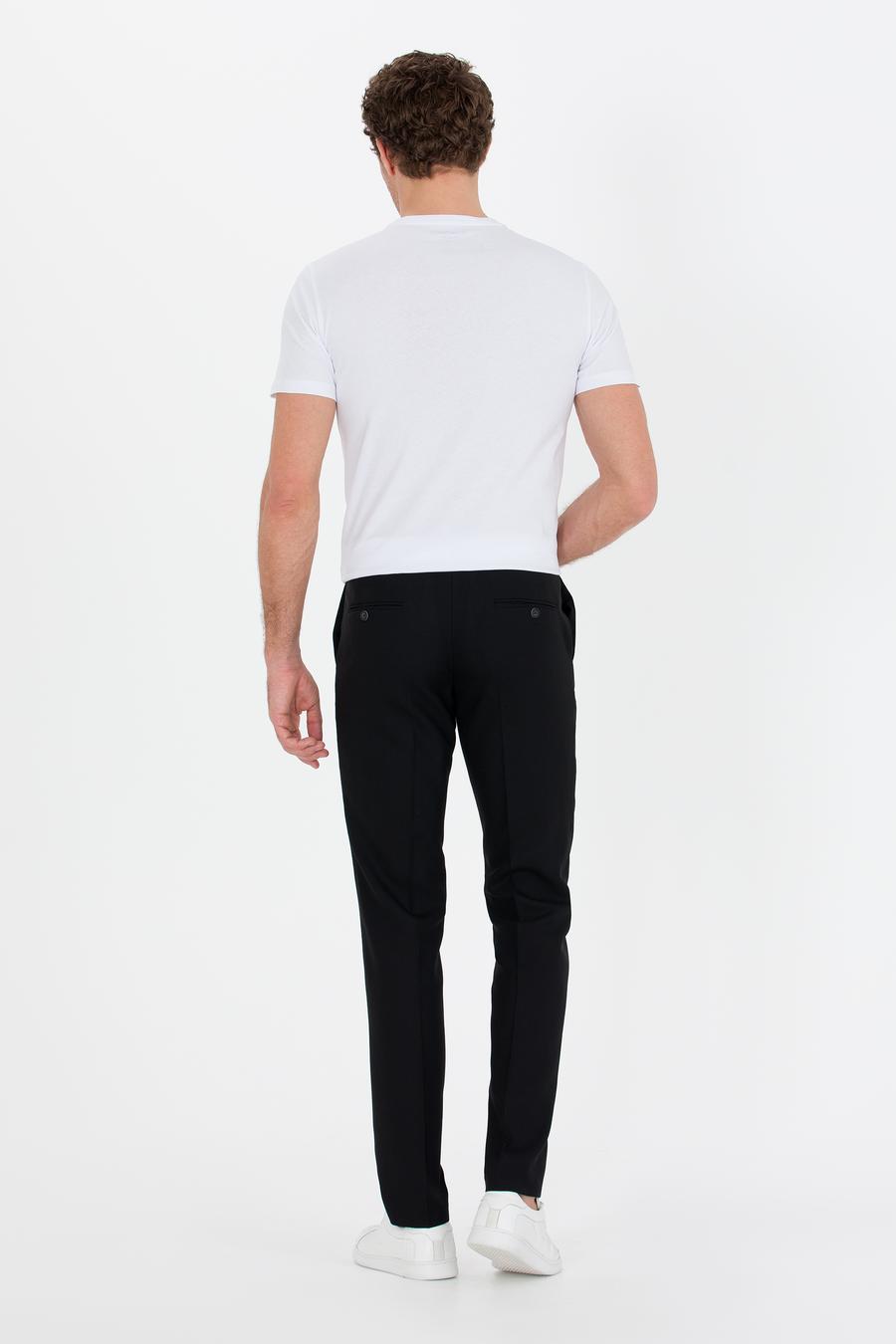 Siyah Slim Fit Kumaş Pantolon - 50267707017