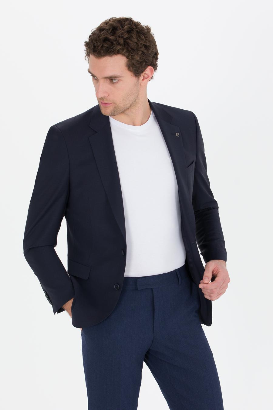 Lacivert Slim Fit Ceket - 50267713020