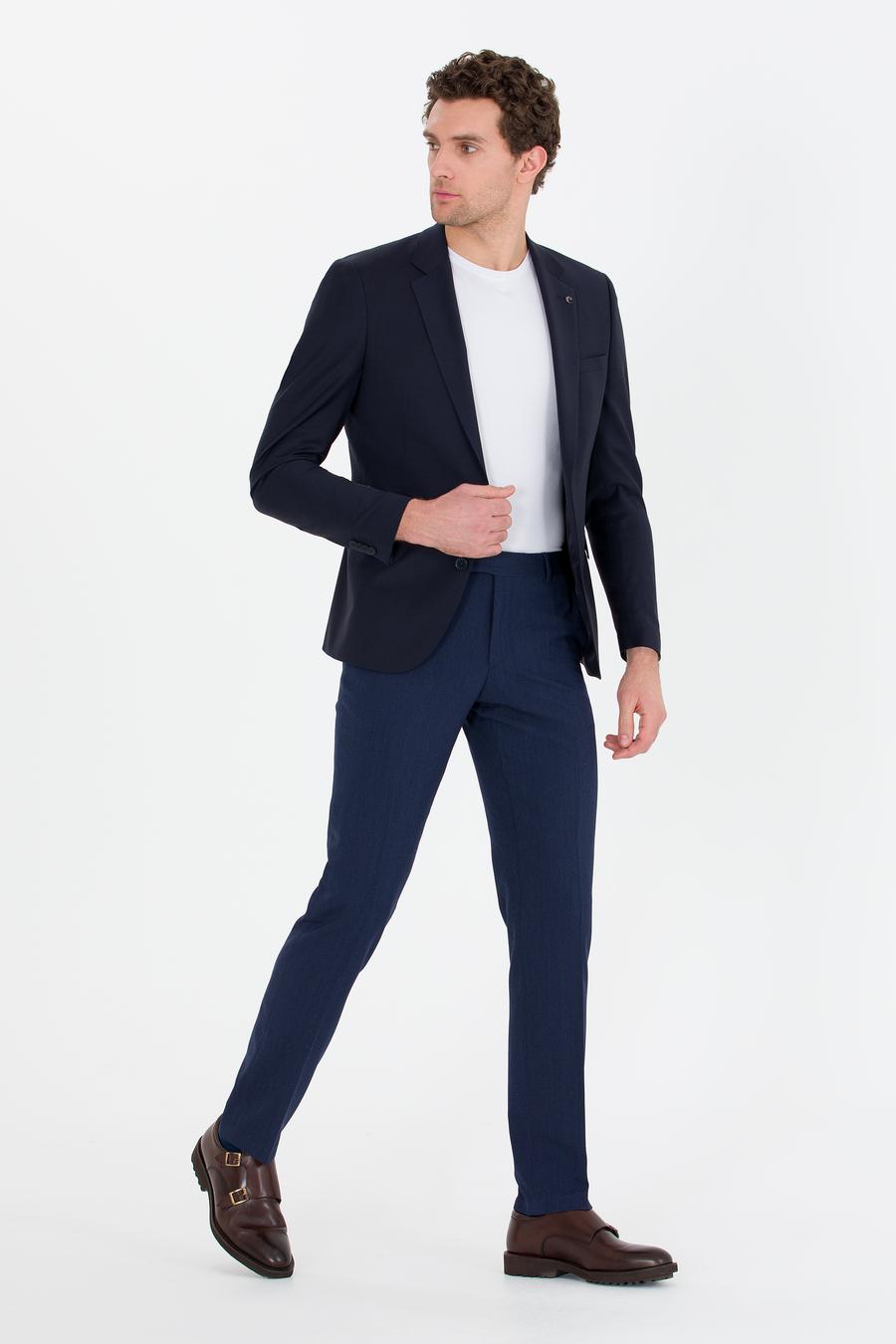 Lacivert Slim Fit Ceket - 50267713020
