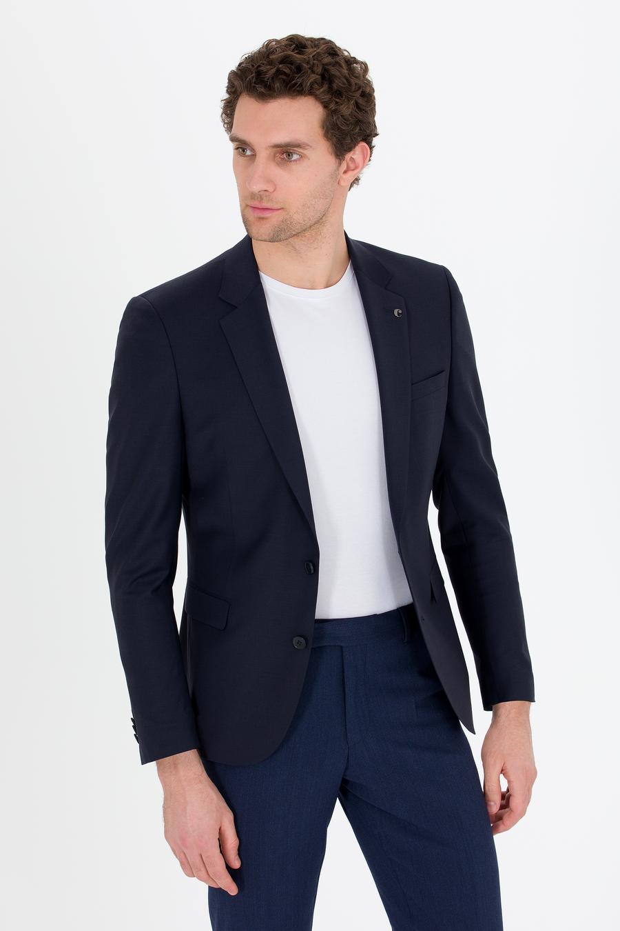 Lacivert Slim Fit Ceket - 50267713020