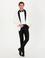 Beyaz Slim Fit Smokin Damatlık