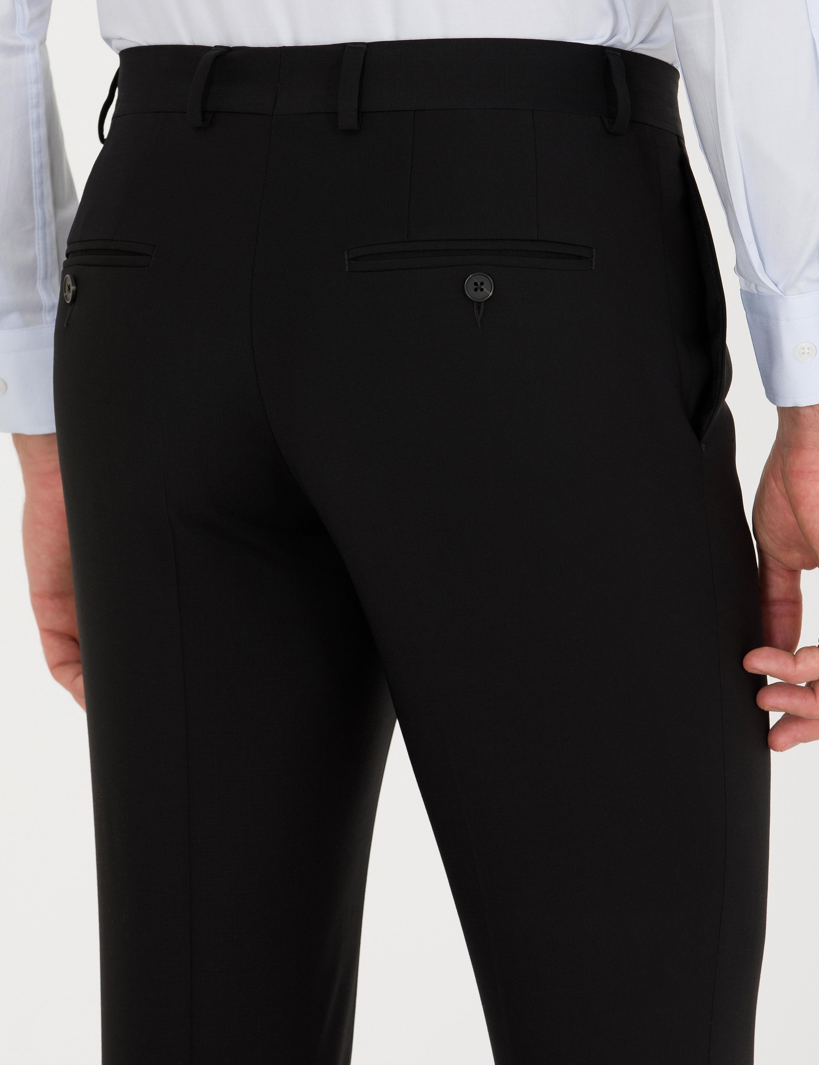 Siyah Slim Fit Kumaş Pantolon - 50267708013