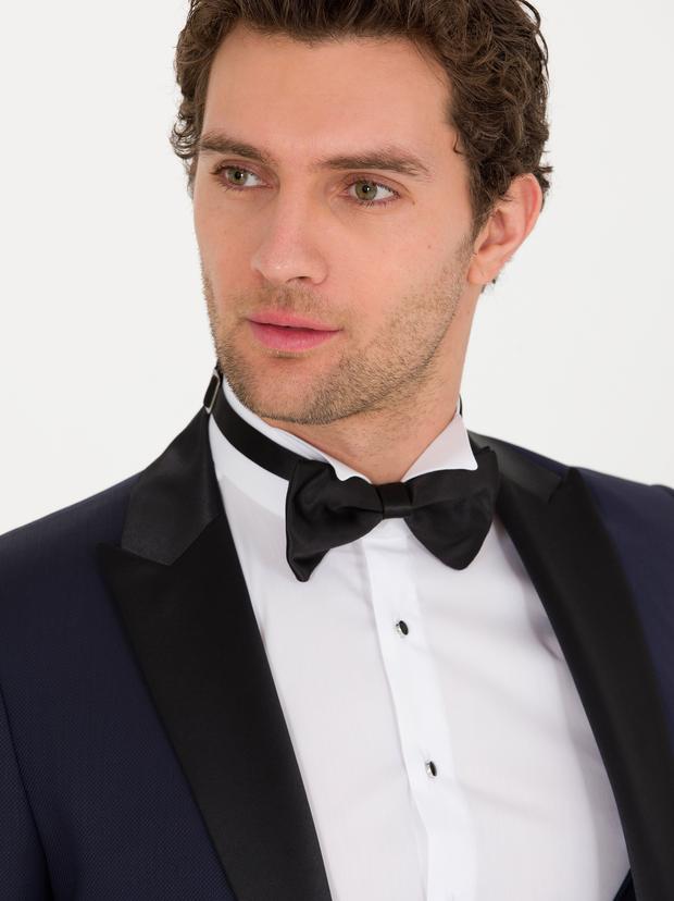 Lacivert Ekstra Slim Fit Takım Elbise