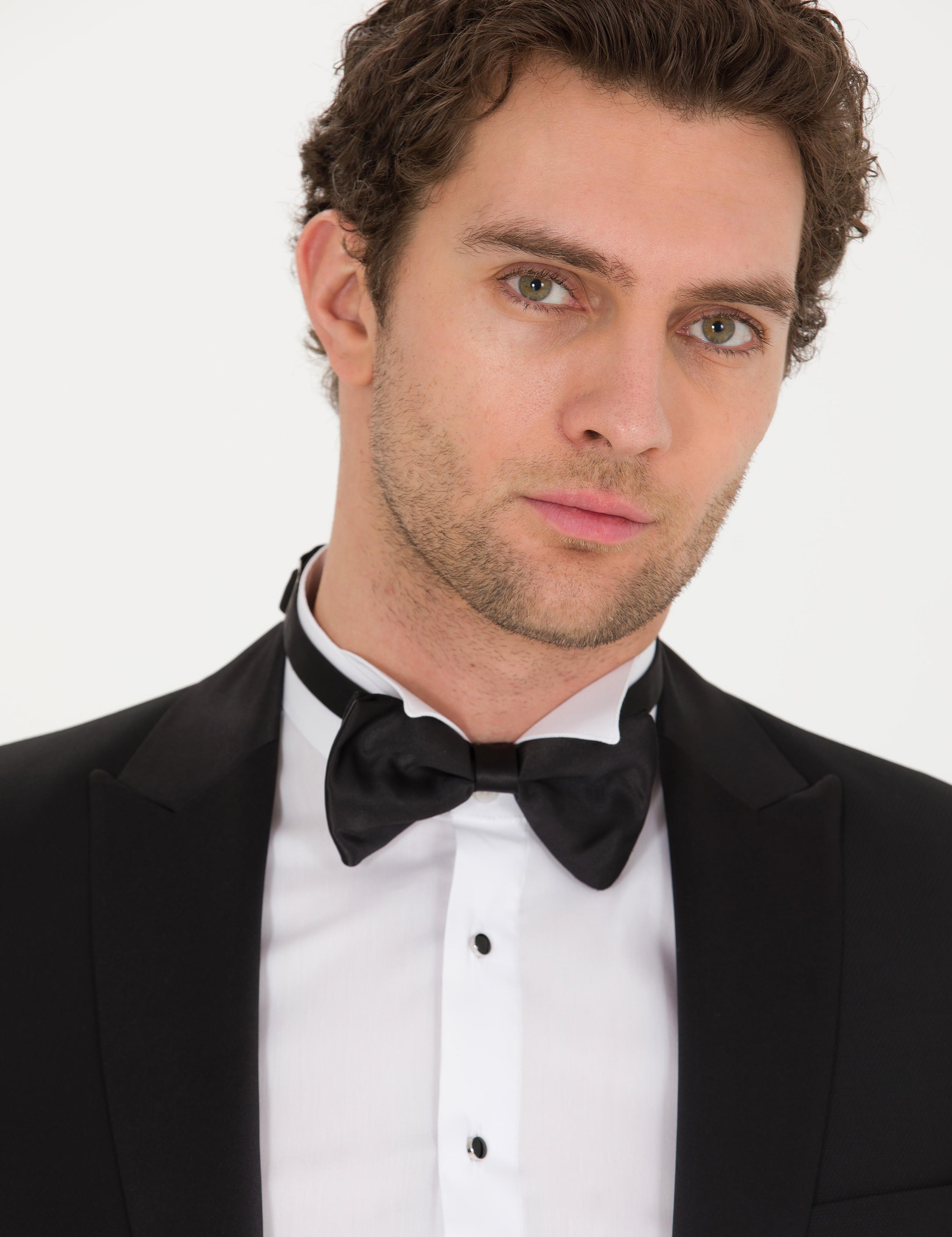 Siyah Ekstra Slim Fit Takım Elbise - 50267709050