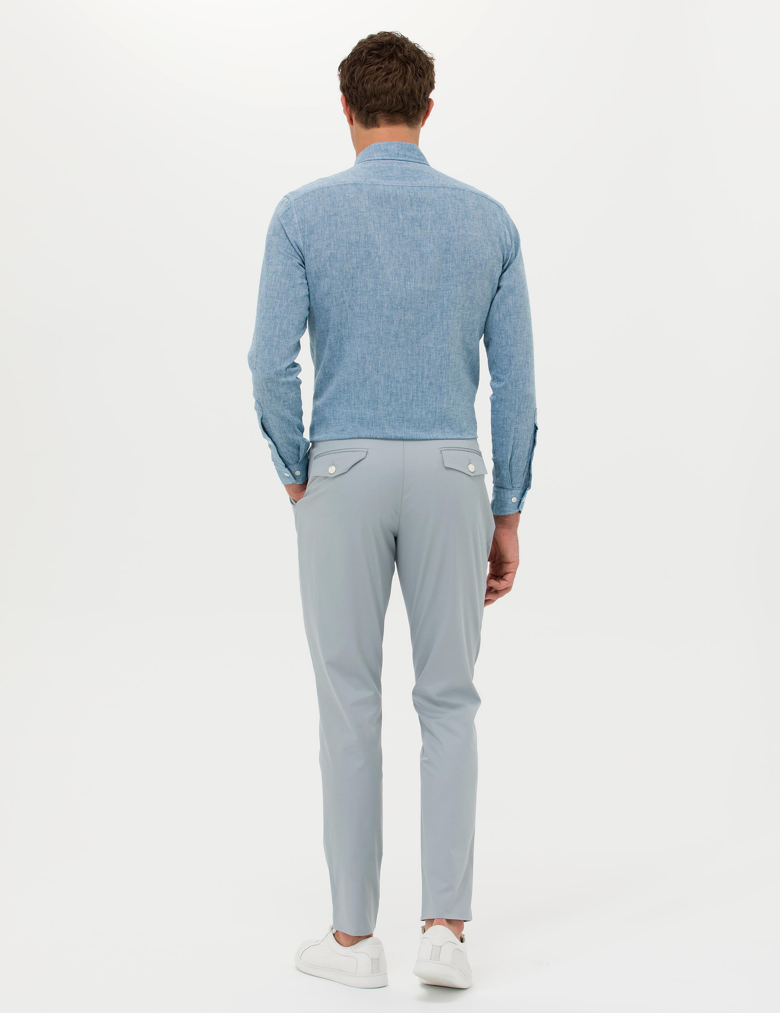 Mavi Dad Fit %100 Pamuk Pileli Kumaş Pantolon - 50265253049