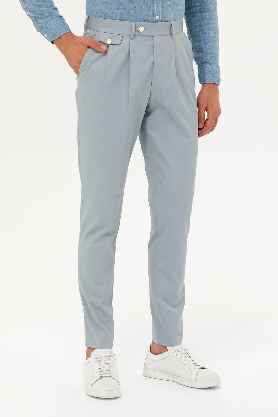 Mavi Dad Fit %100 Pamuk Pileli Kumaş Pantolon - 50265253049