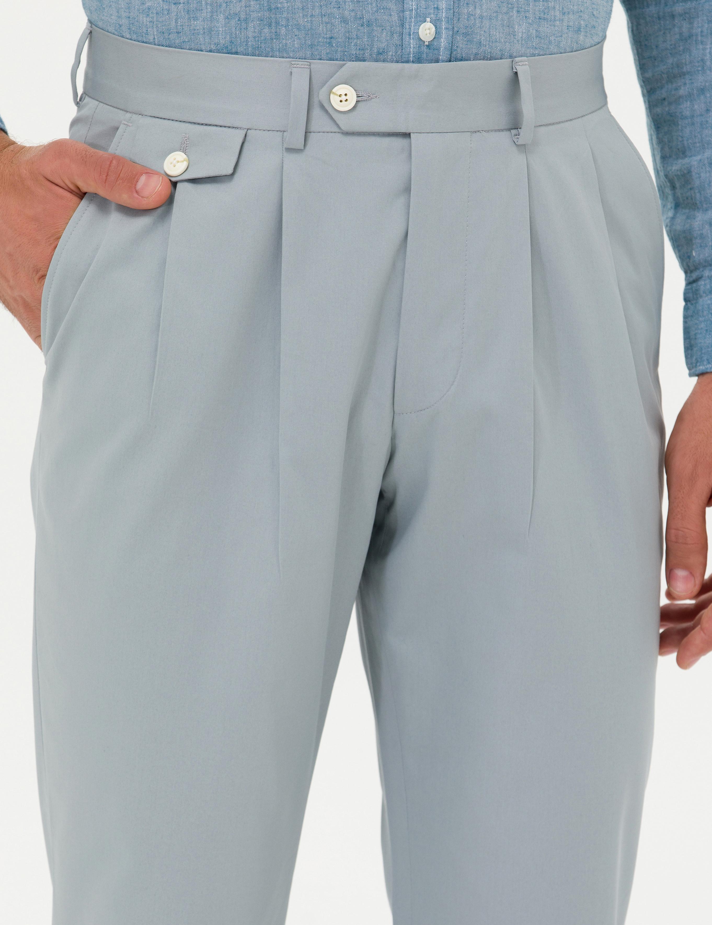 Mavi Dad Fit %100 Pamuk Pileli Kumaş Pantolon - 50265253049