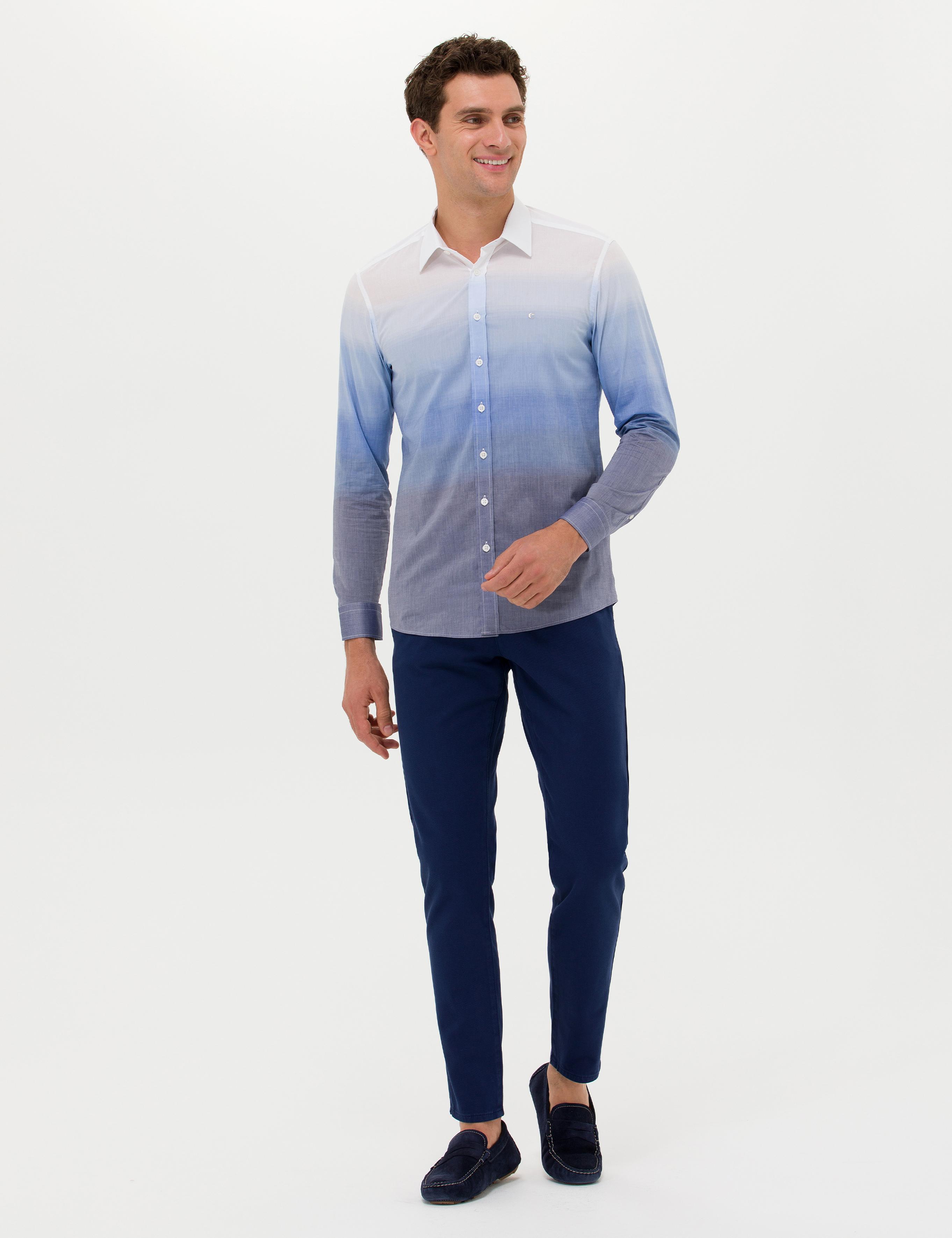 Mavi Slim Fit Uzun Kollu Gömlek - 50265468071