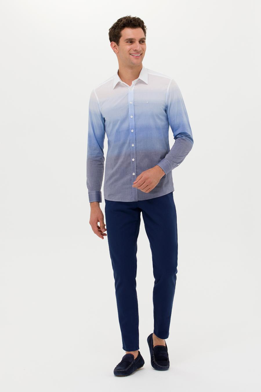 Mavi Slim Fit Uzun Kollu Gömlek - 50265468071