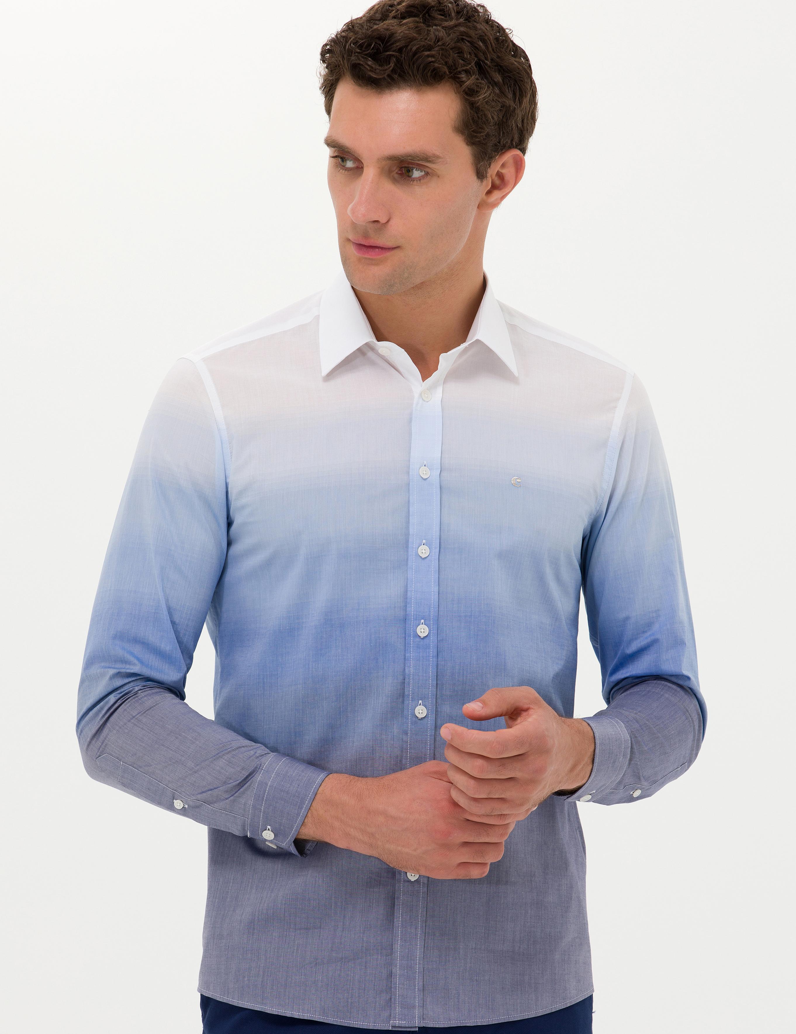 Mavi Slim Fit Uzun Kollu Gömlek - 50265468071