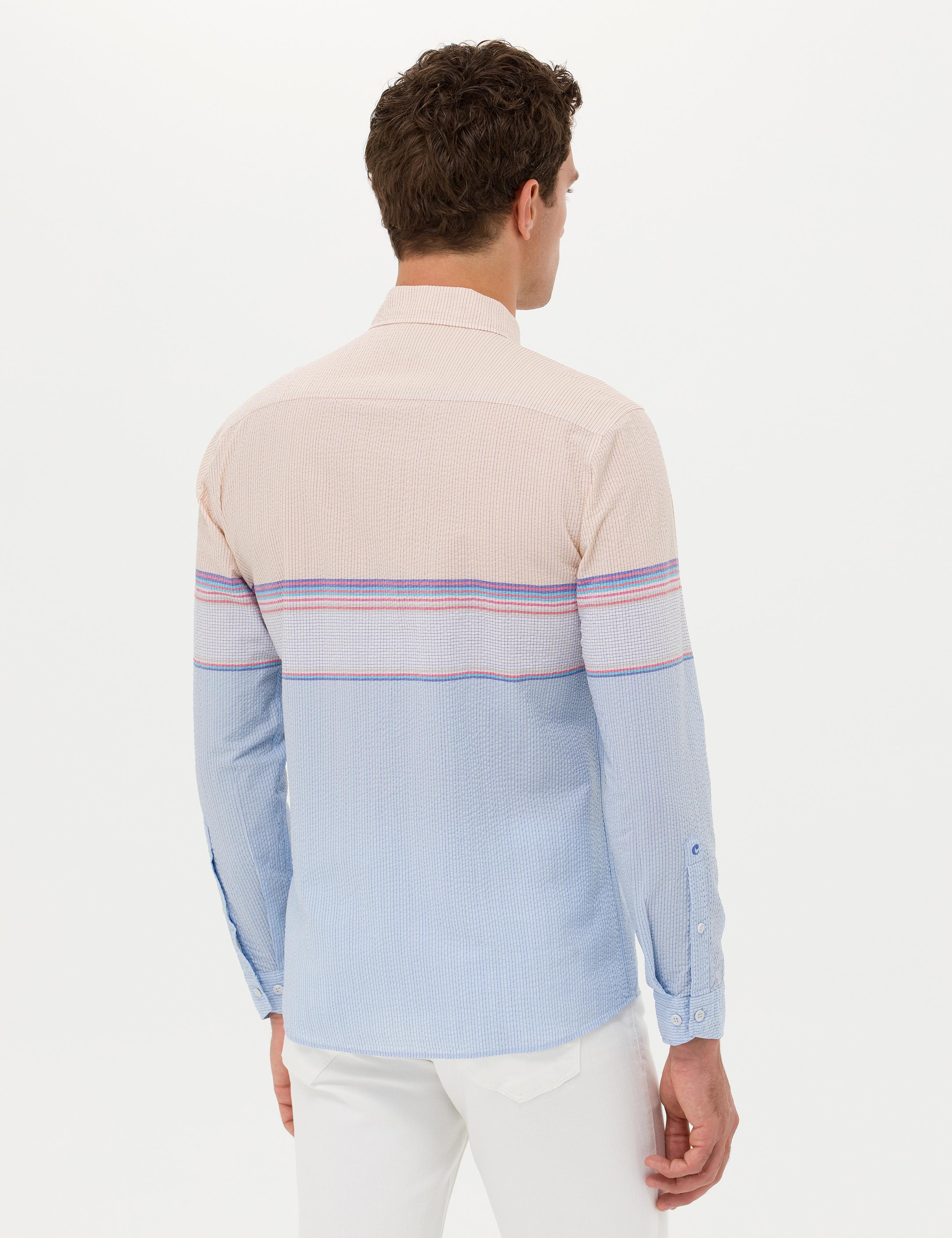 Mavi Slim Fit Uzun Kollu Gömlek - 50265469040