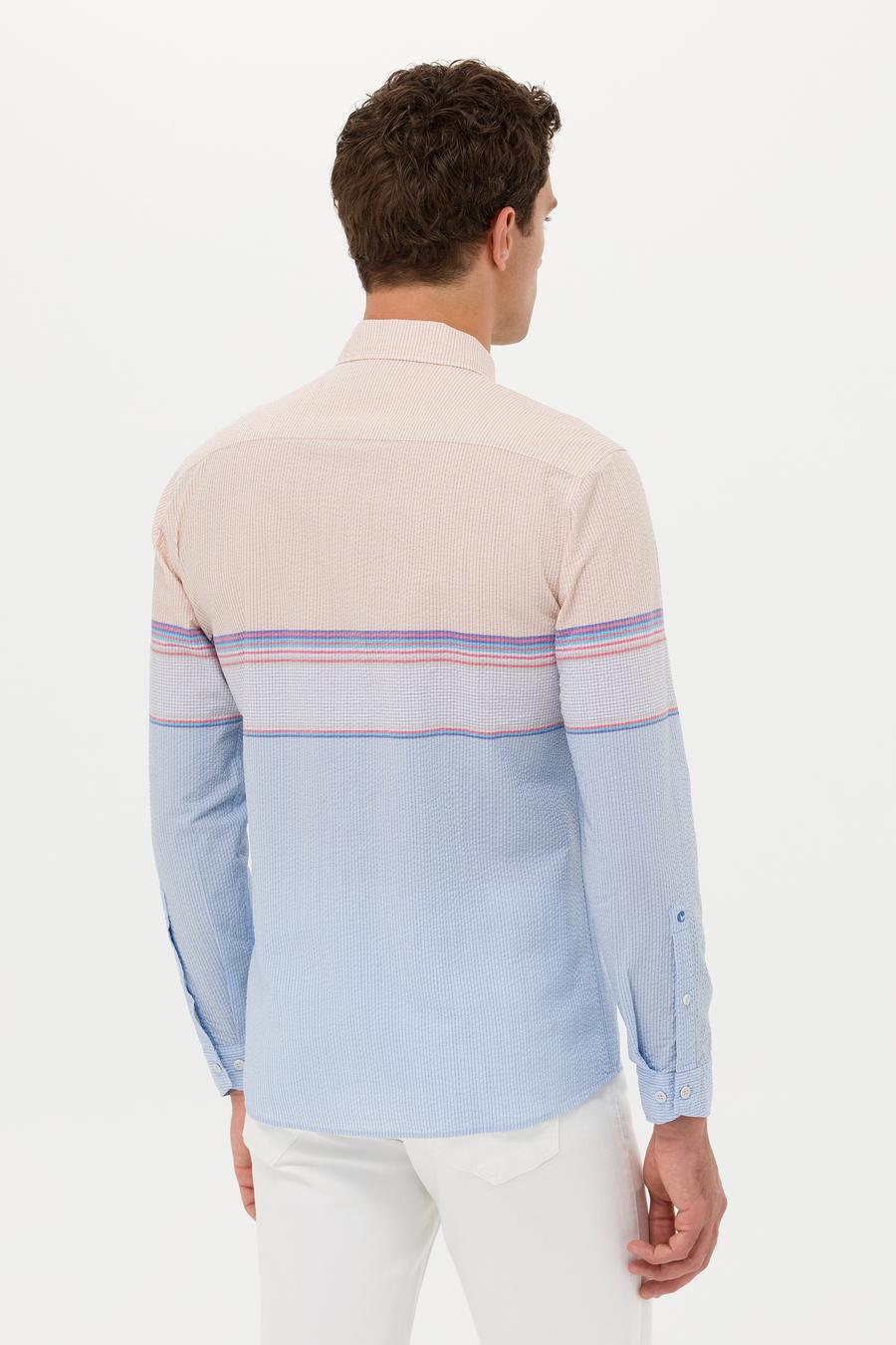 Mavi Slim Fit Uzun Kollu Gömlek - 50265469040