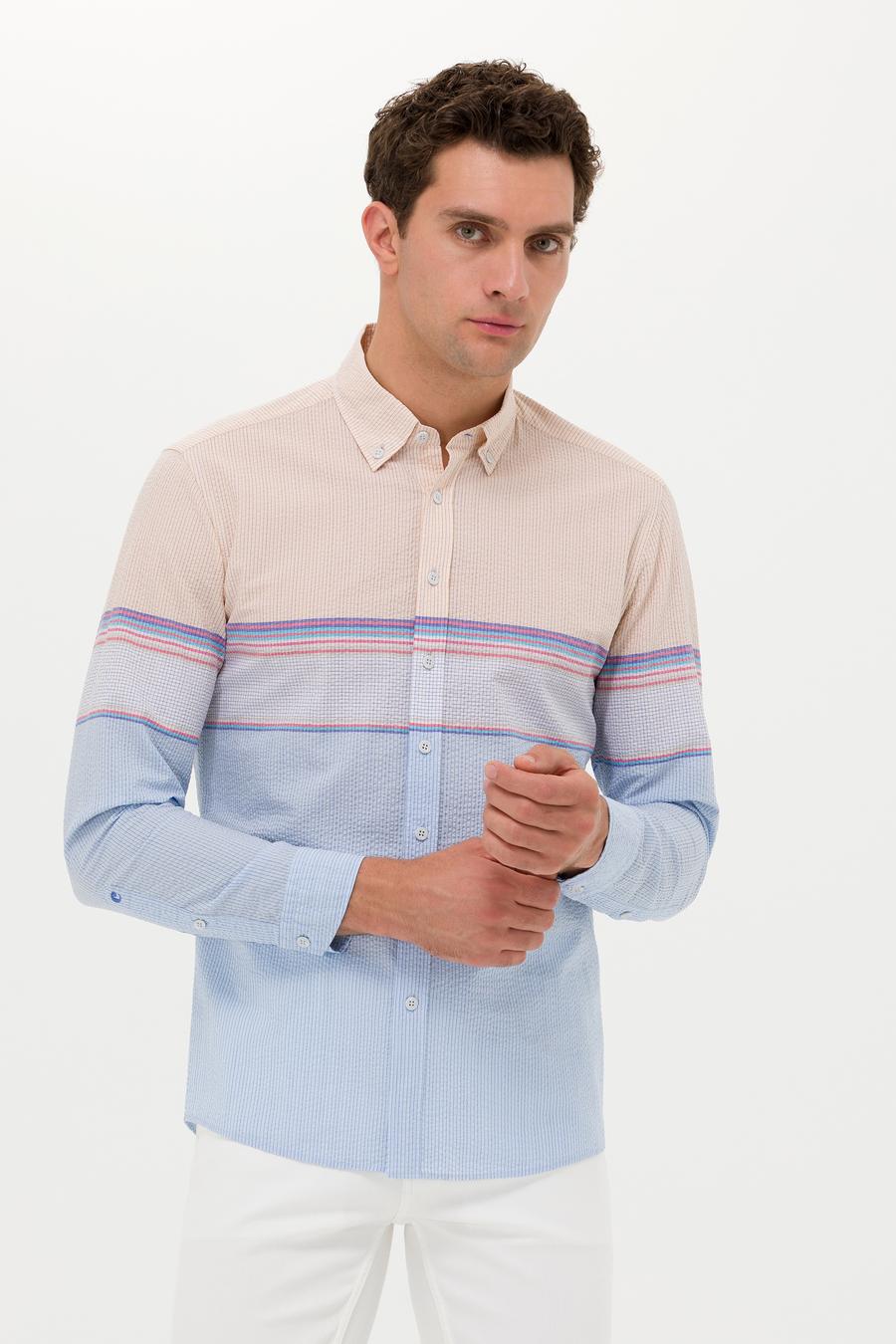 Mavi Slim Fit Uzun Kollu Gömlek - 50265469040