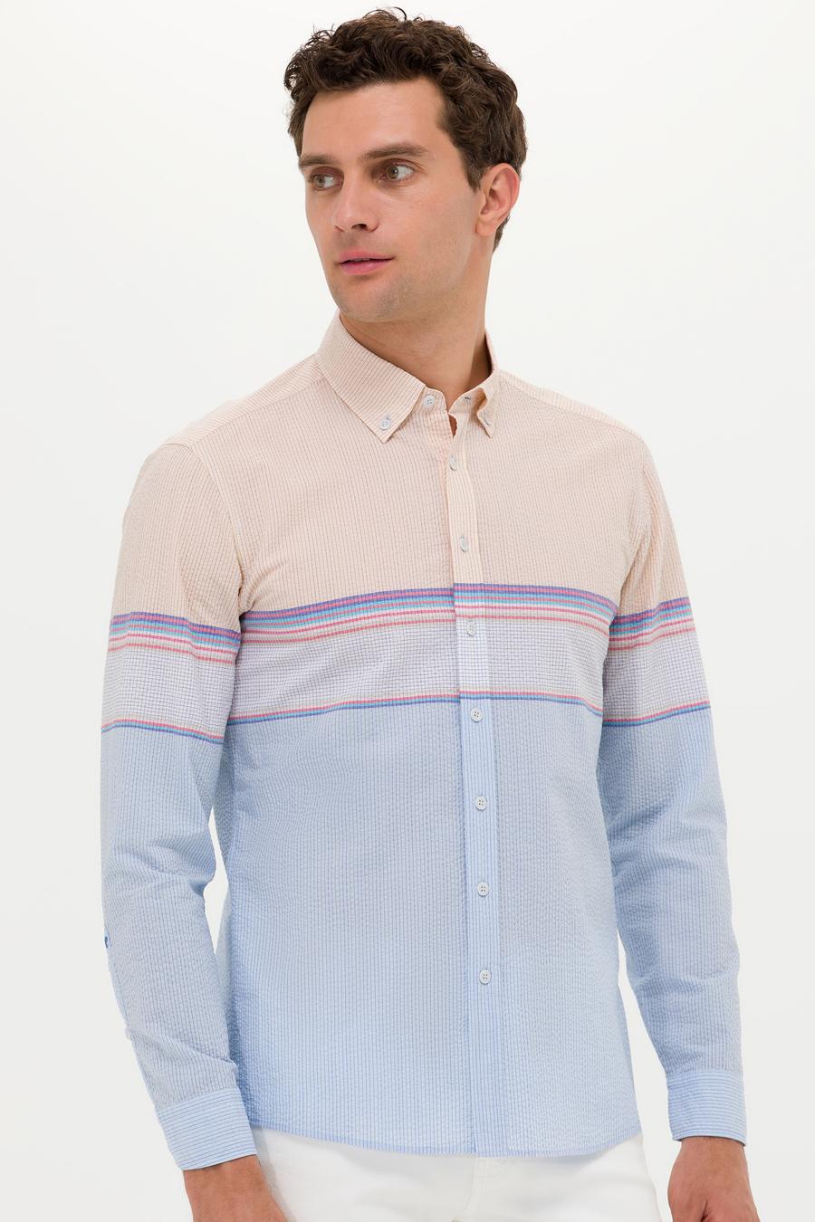 Mavi Slim Fit Uzun Kollu Gömlek - 50265469040