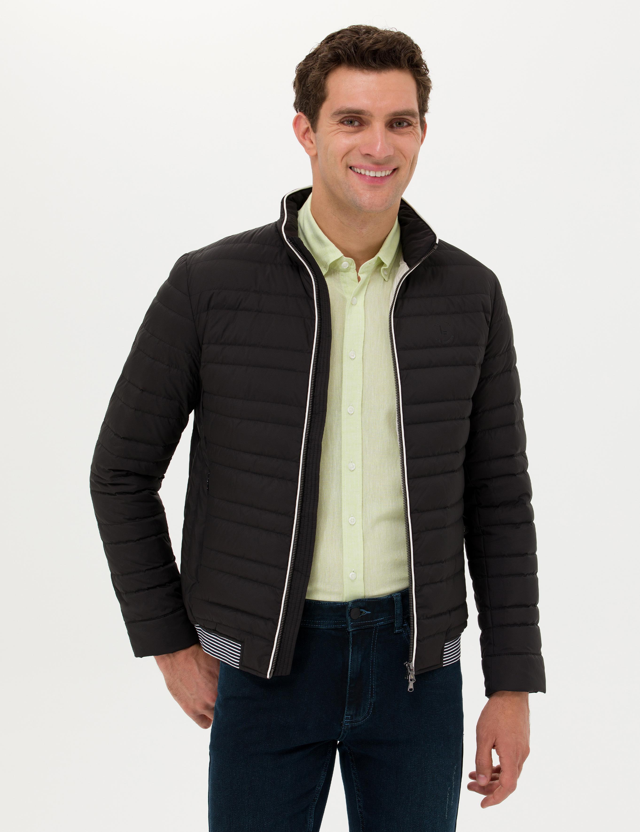 Siyah Slim Fit Mont - 50266367016
