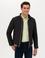 Siyah Slim Fit Mont