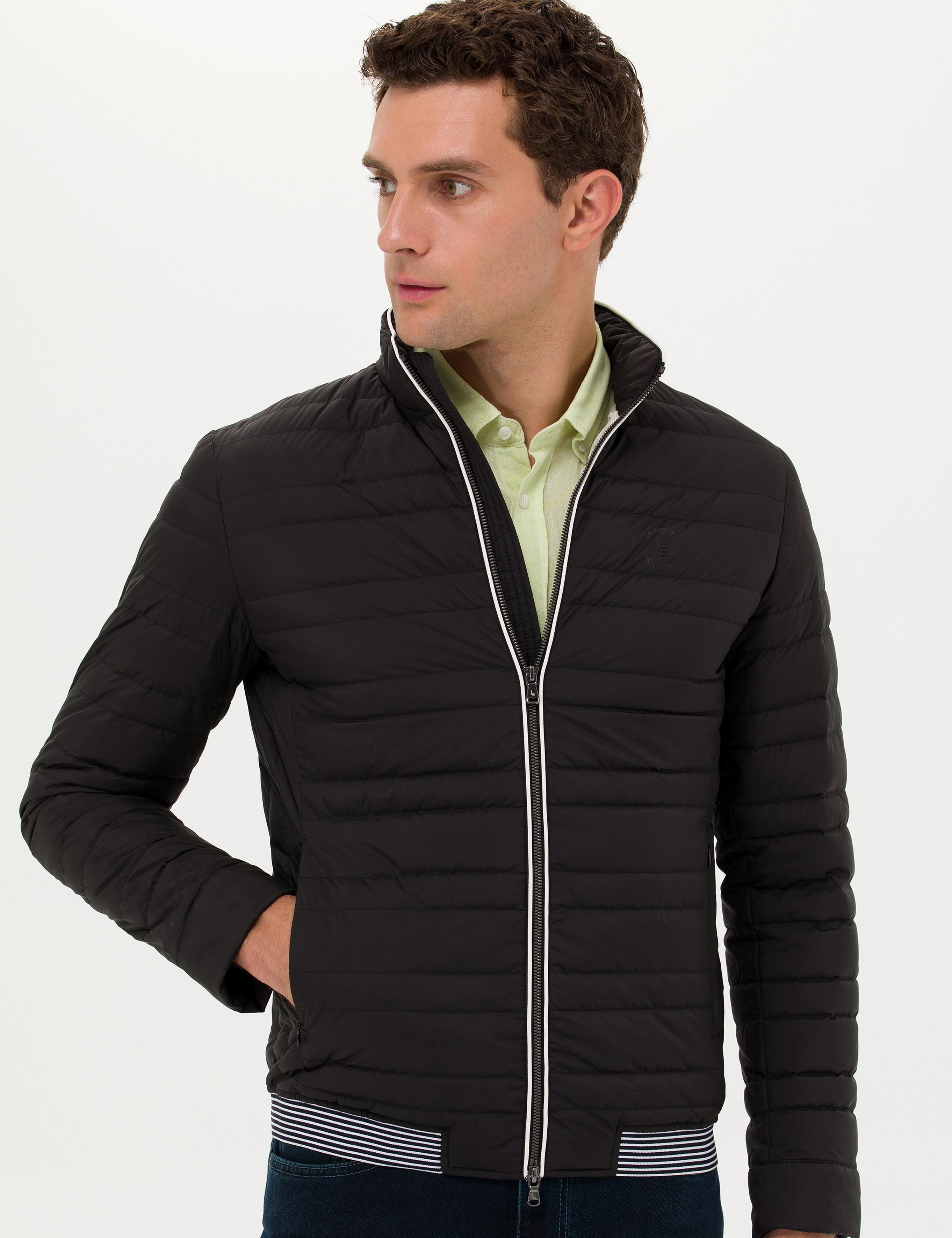 Siyah Slim Fit Mont - 50266367016