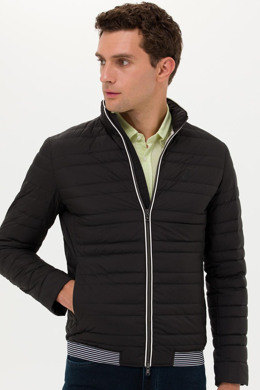 Siyah Slim Fit Mont - 50266367016