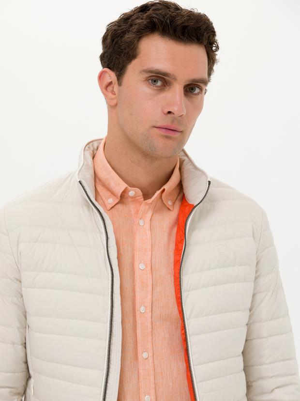 Gri Melanj Slim Fit Mont