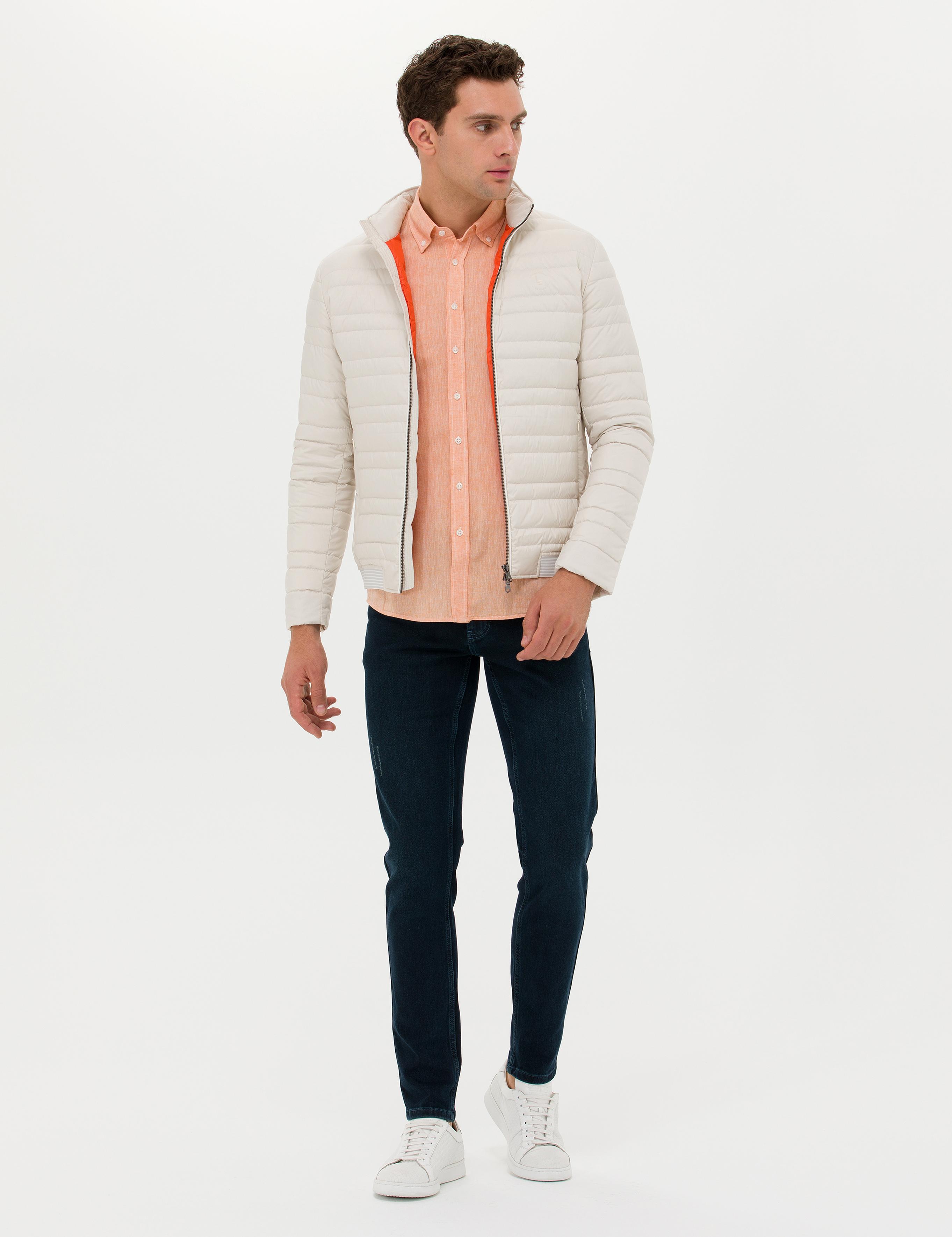 Gri Melanj Slim Fit Mont - 50266367052