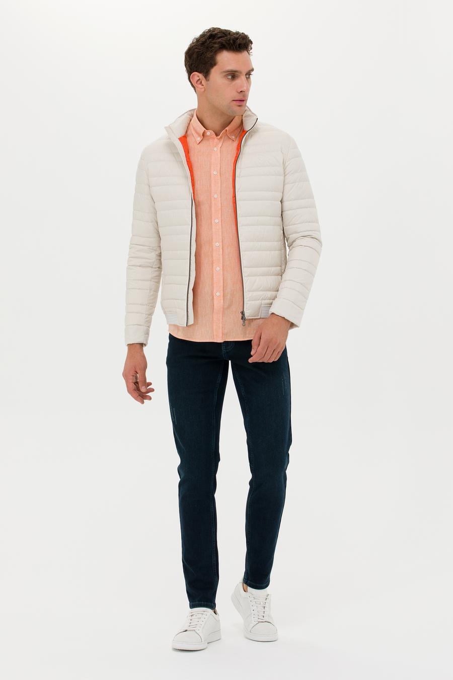 Gri Melanj Slim Fit Mont - 50266367052