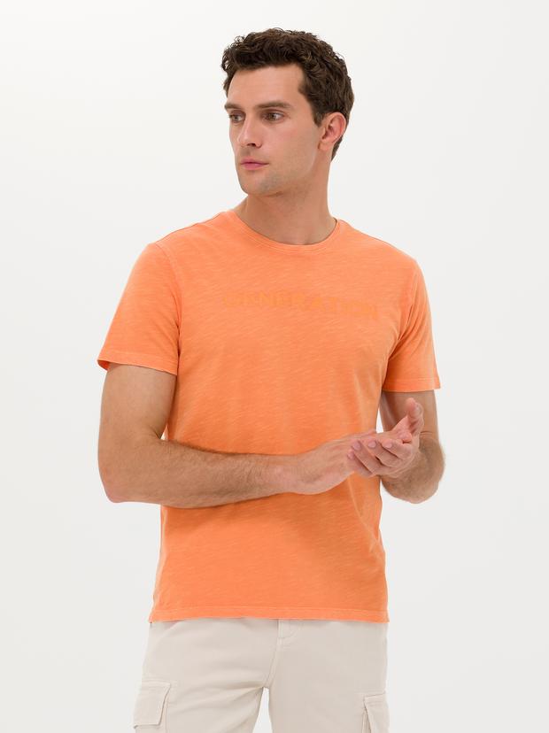 Turuncu Slim Fit T-Shirt