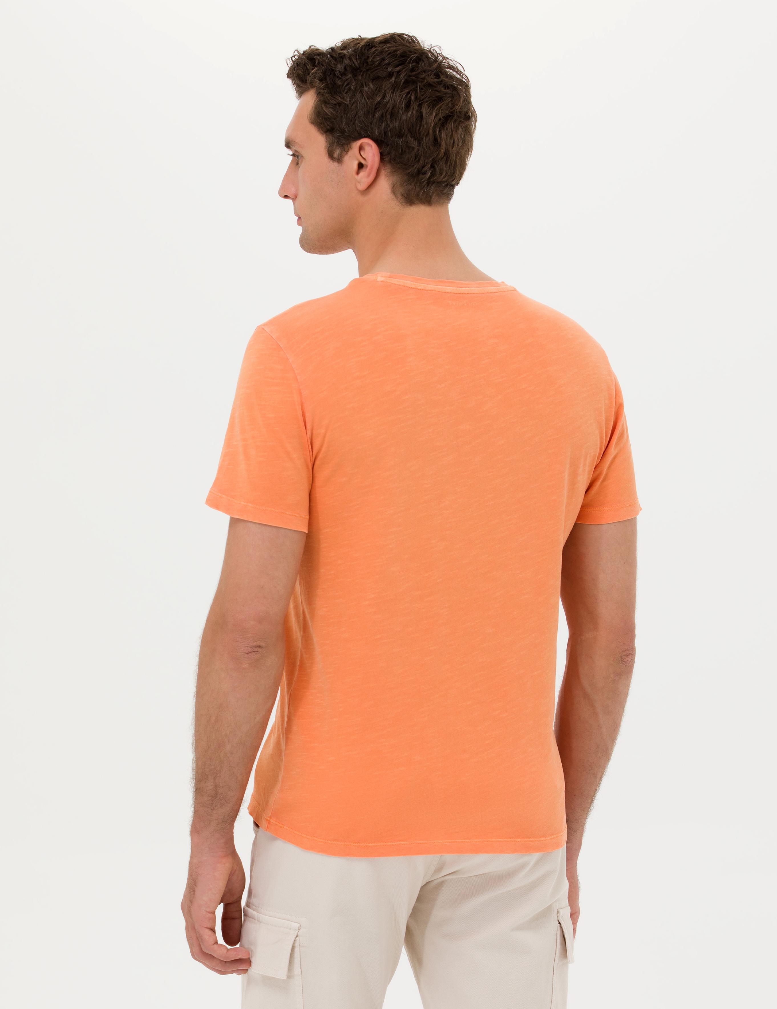 Turuncu Slim Fit T-Shirt - 50266613056