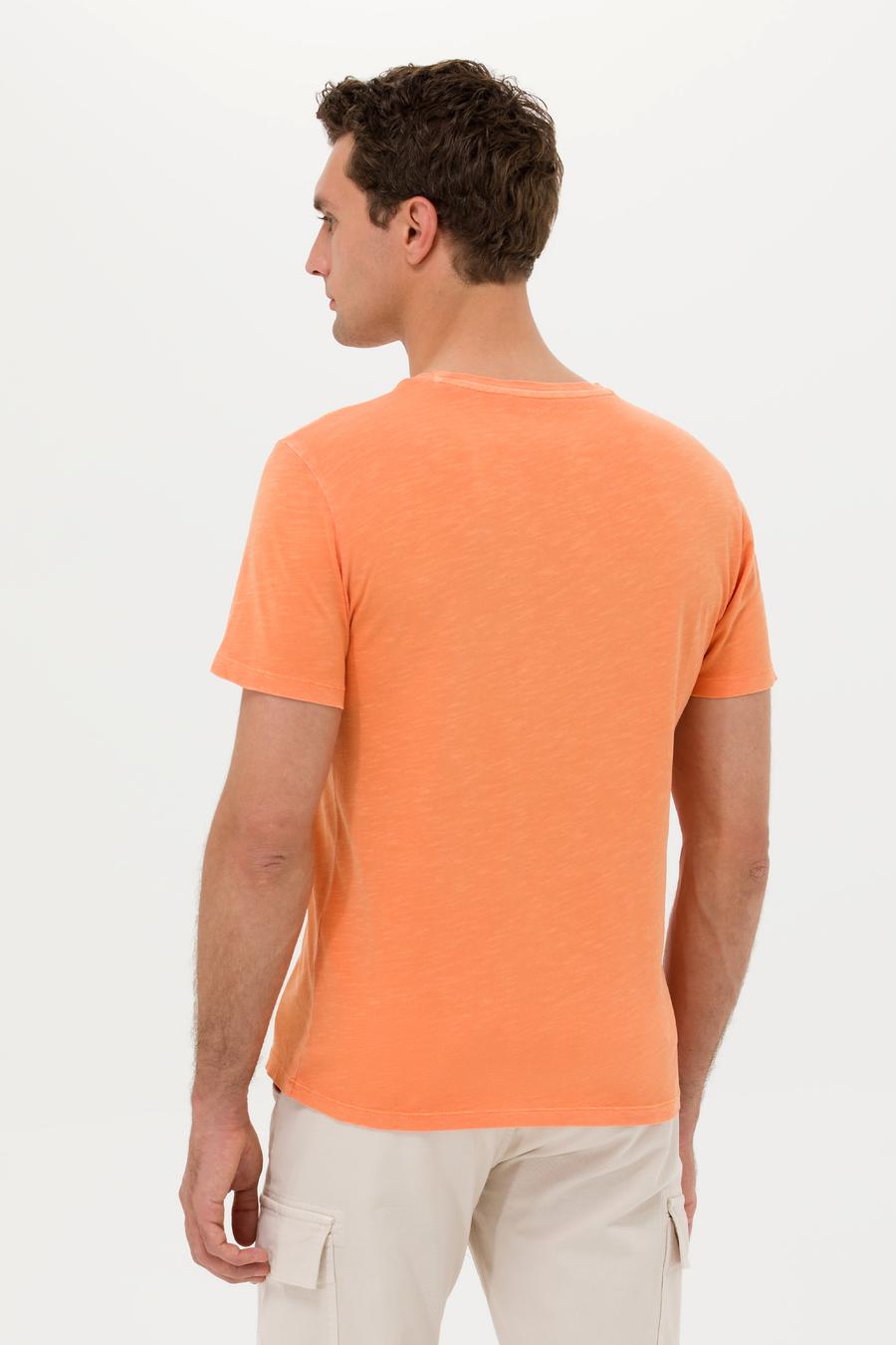 Turuncu Slim Fit T-Shirt - 50266613056