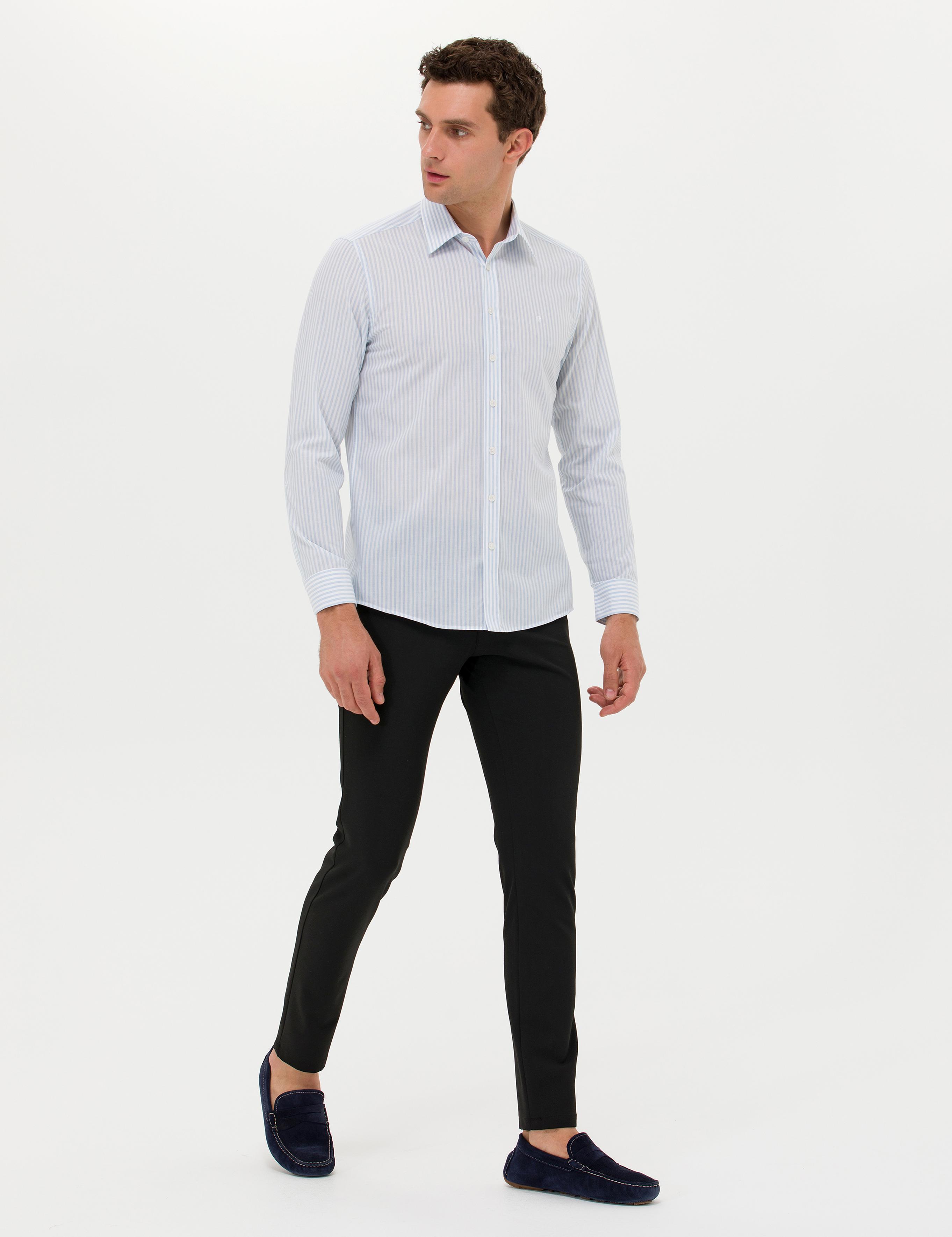 Siyah Slim Fit Kanvas Pantolon - 50266705148