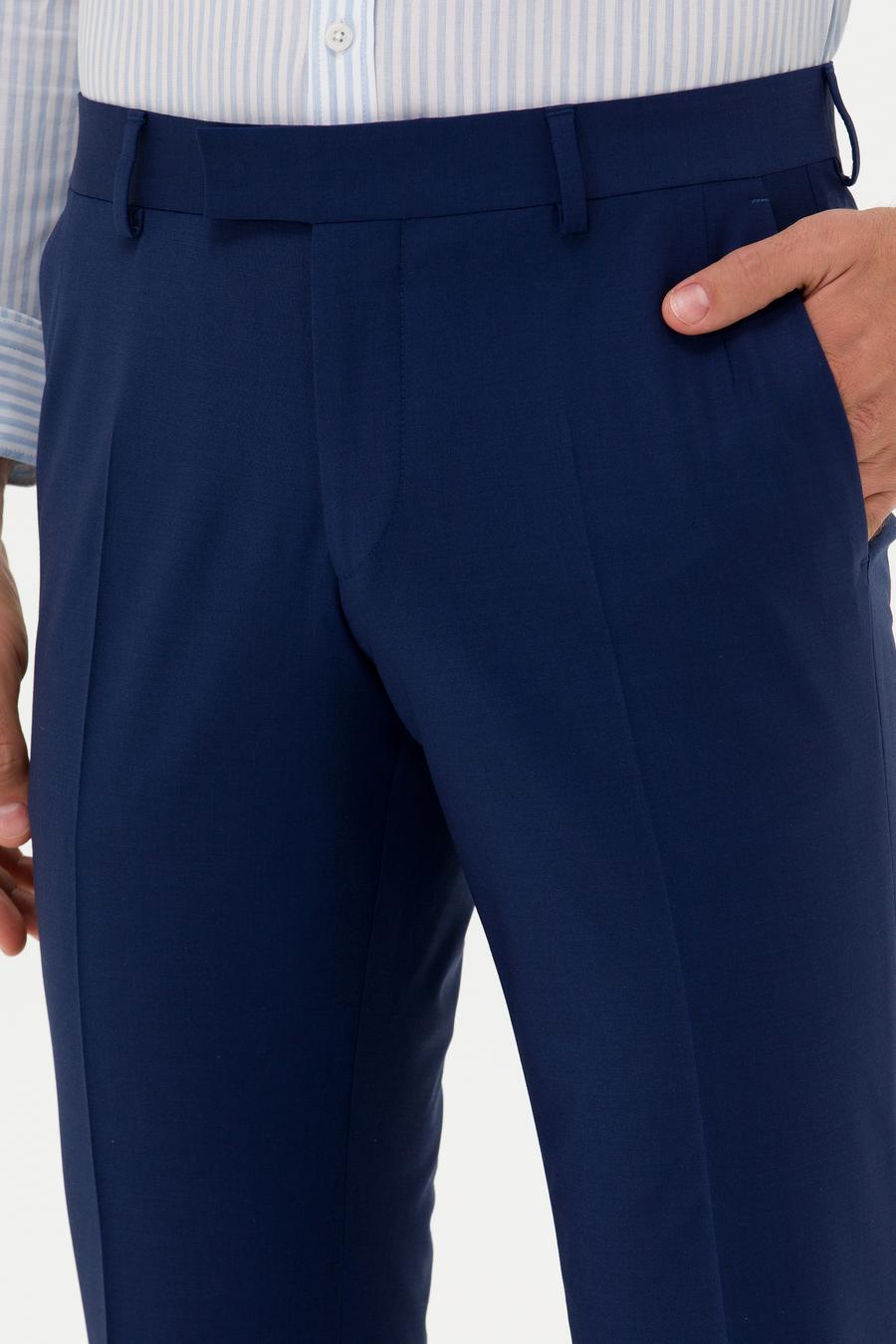 Açık Lacivert Slim Fit Kumaş Pantolon - 50259101089