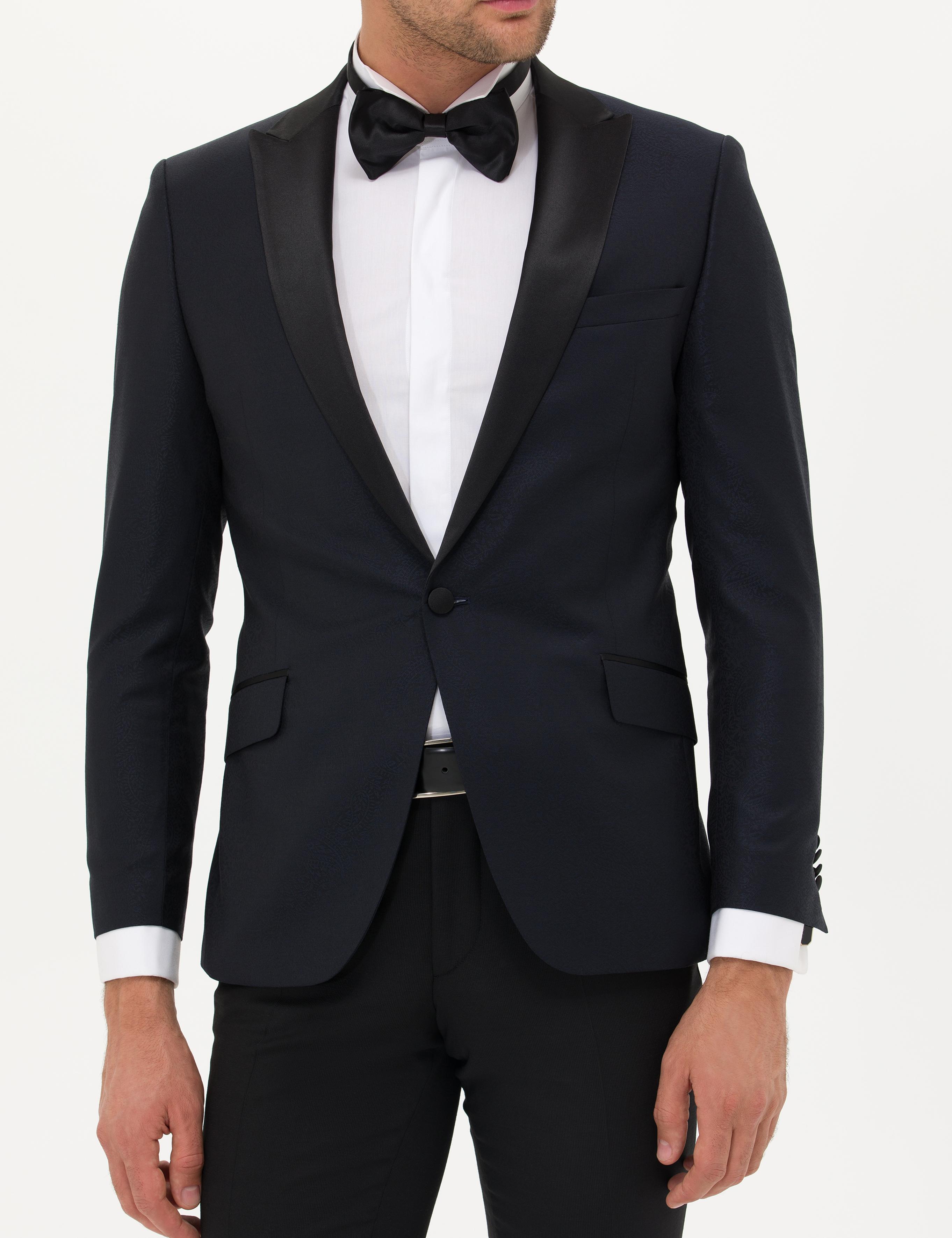 Lacivert Ekstra Slim Fit Ceket - 50220738002