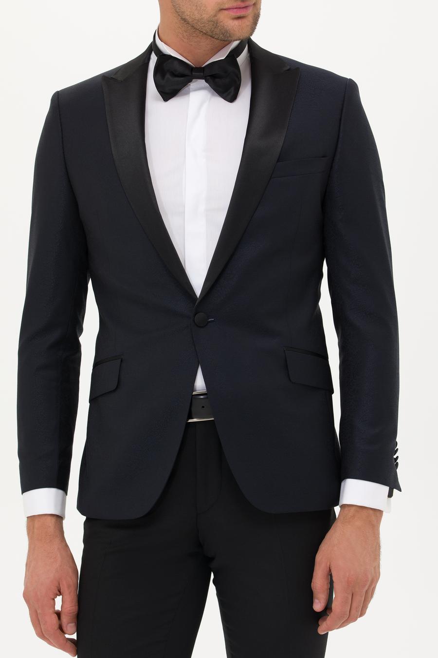Lacivert Ekstra Slim Fit Ceket - 50220738002