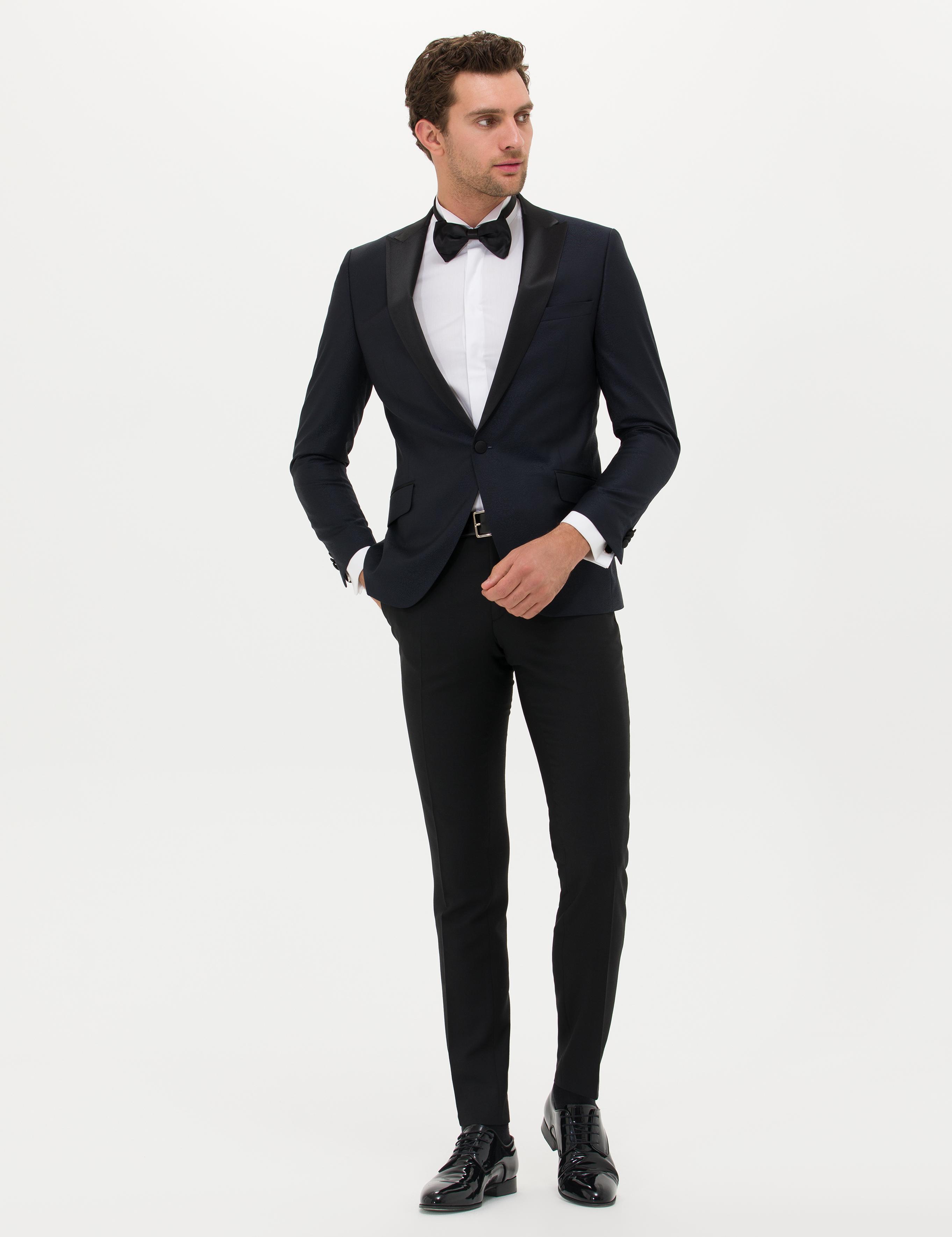 Lacivert Ekstra Slim Fit Ceket - 50220738002