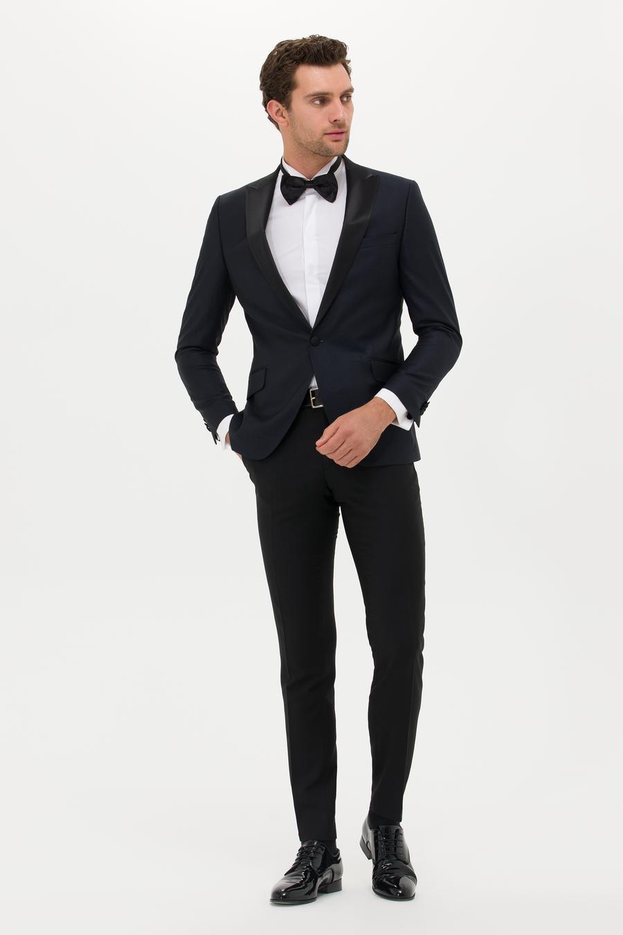 Lacivert Ekstra Slim Fit Ceket - 50220738002