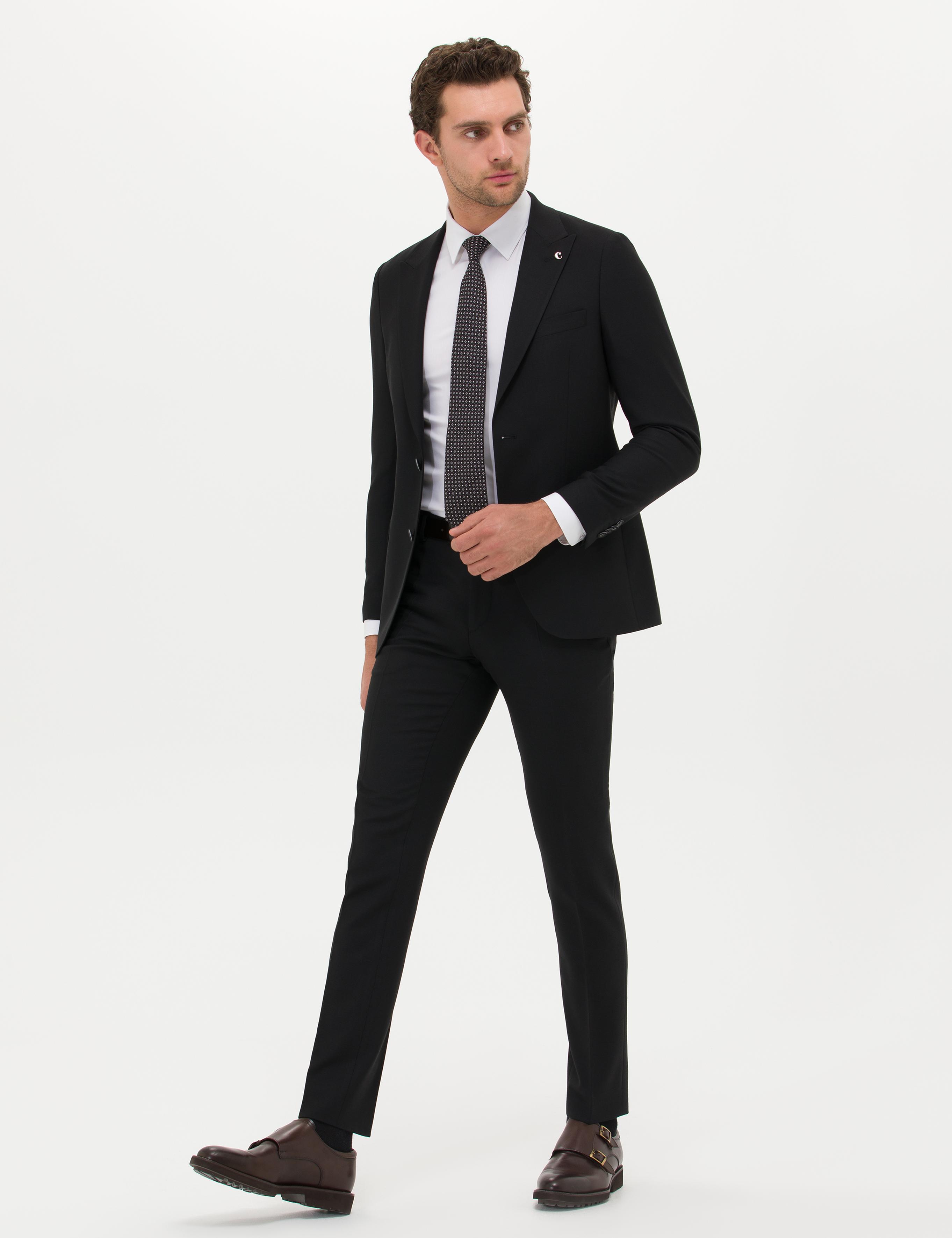 Siyah Ex. Slim Fit Takım Elbise - 50265036011