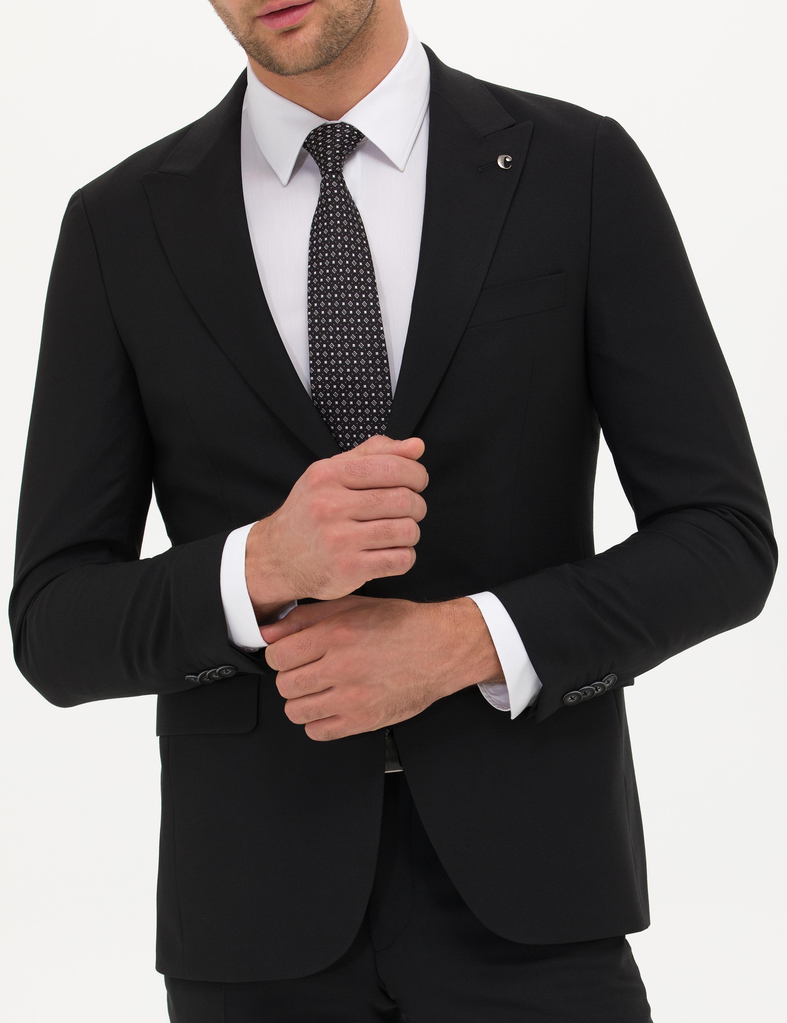 Siyah Ex. Slim Fit Takım Elbise - 50265036011